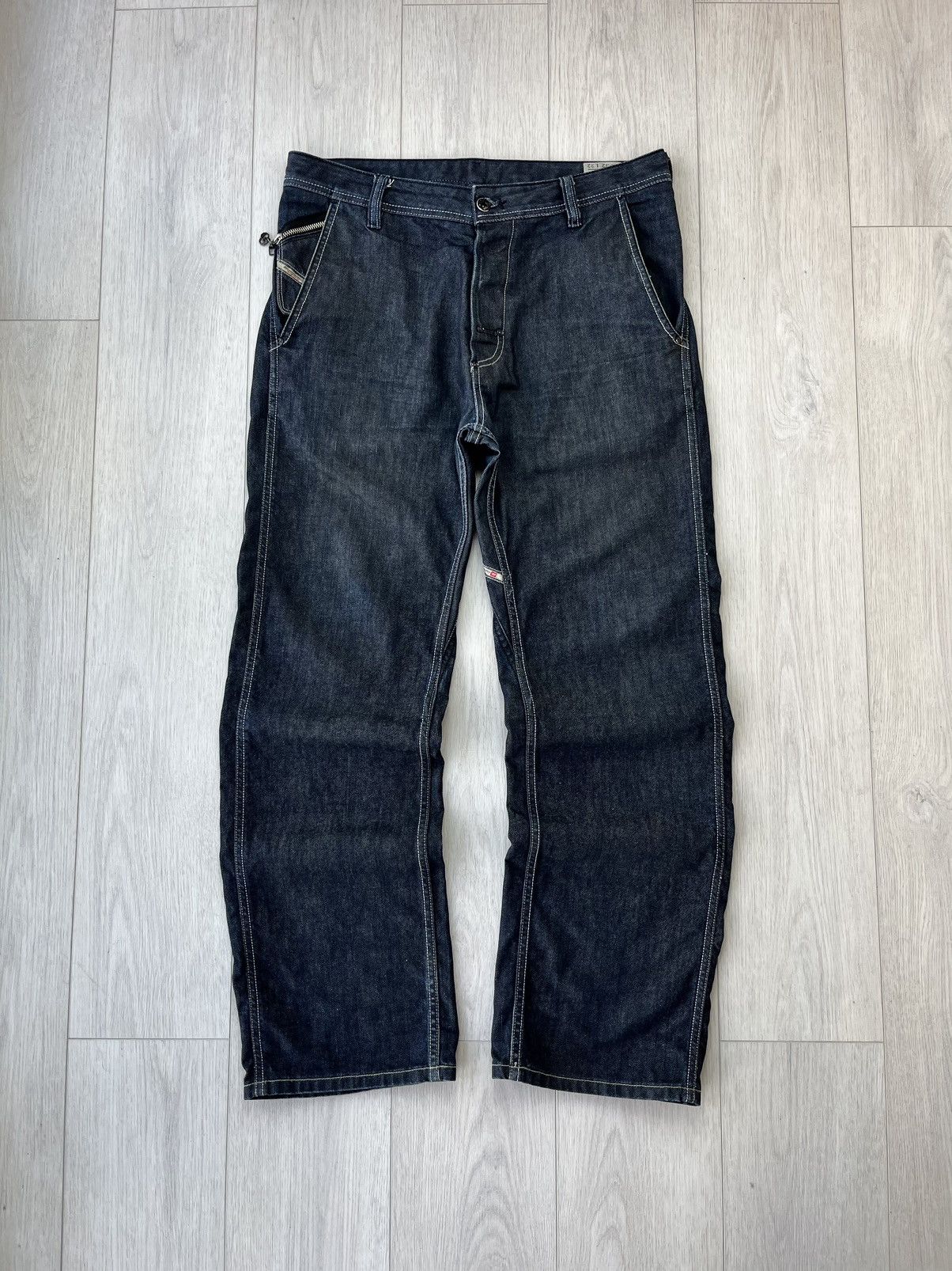 Diesel Waxed Diesel Jeans Italy Denim Size US 32 / EU 48 - 1 Thumbnail