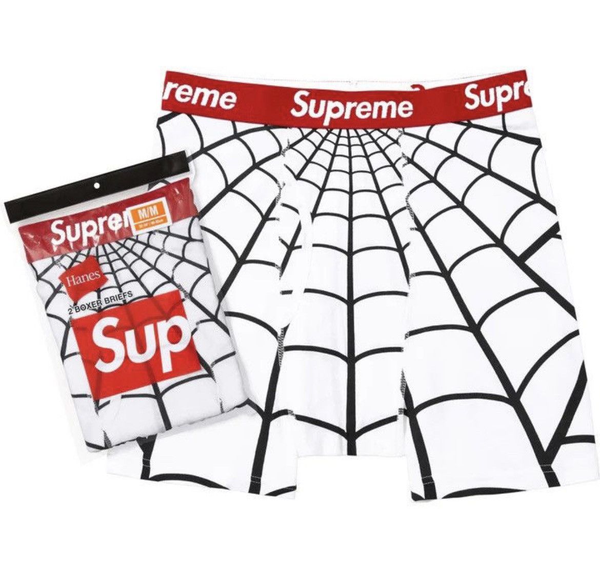 Supreme Supreme Hanes Spiderman Boxers Briefs Size Medium NEW Size 32 - 3 Thumbnail