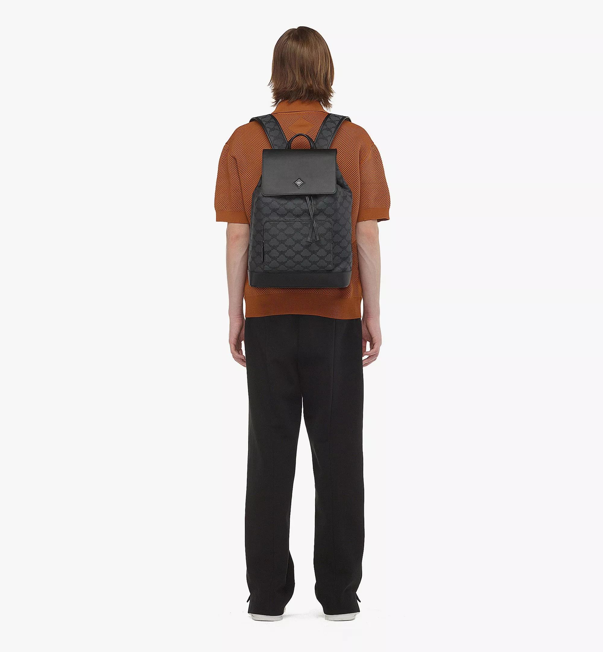 MCM o1mt1gz0225 Size: OS / Backpack Medium in Black/Grey Size ONE SIZE - 7 Thumbnail
