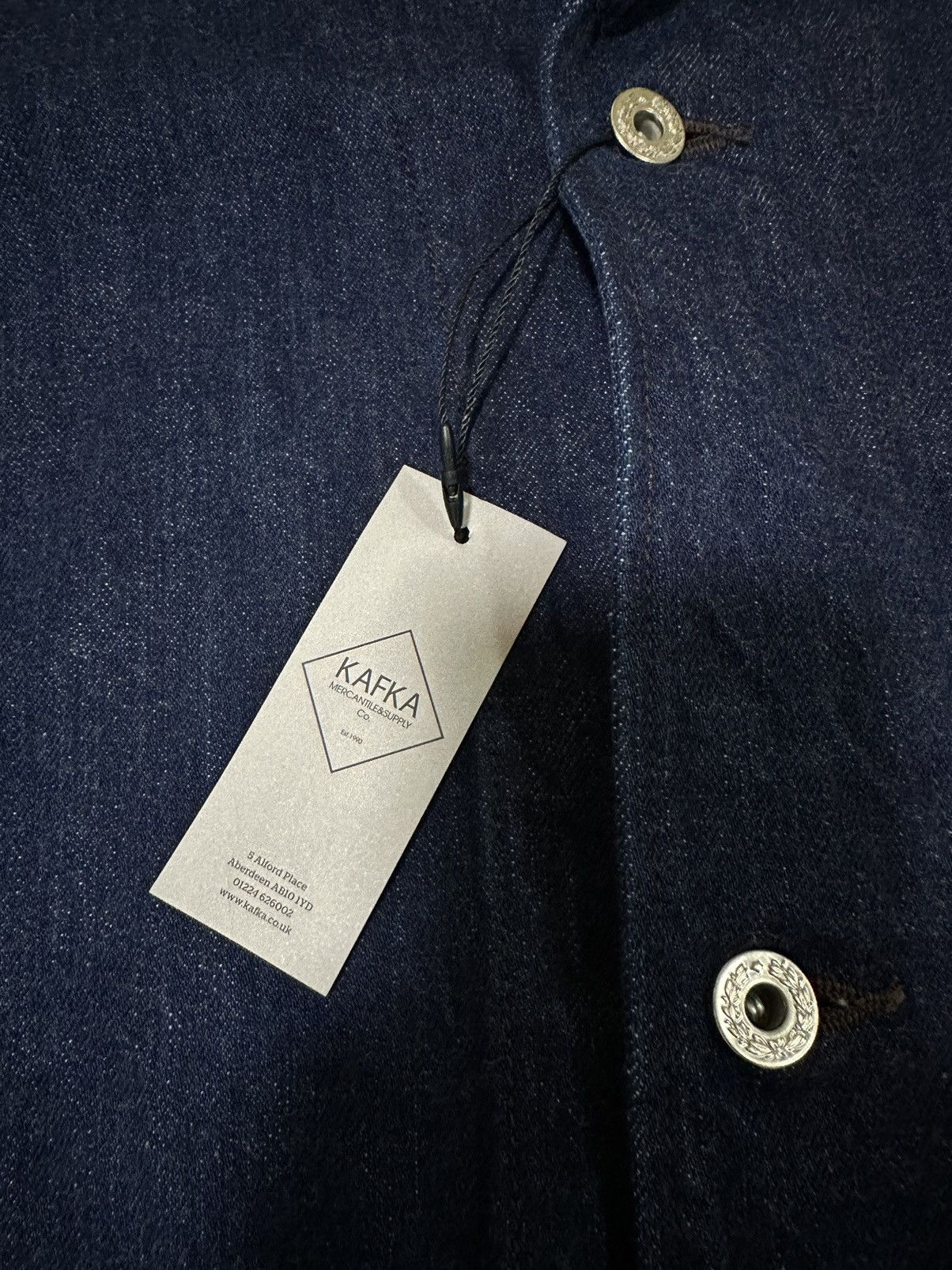 FOB Factory WW II denim coverall indigo jacket Size US M / EU 48-50 / 2 - 5 Thumbnail
