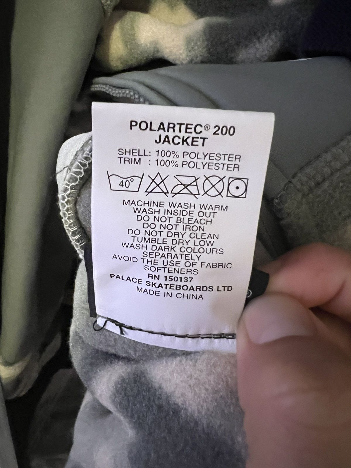 Palace Palace Polartec 200 Jacket Digi Camo Size US S / EU 44-46 / 1 - 6 Thumbnail