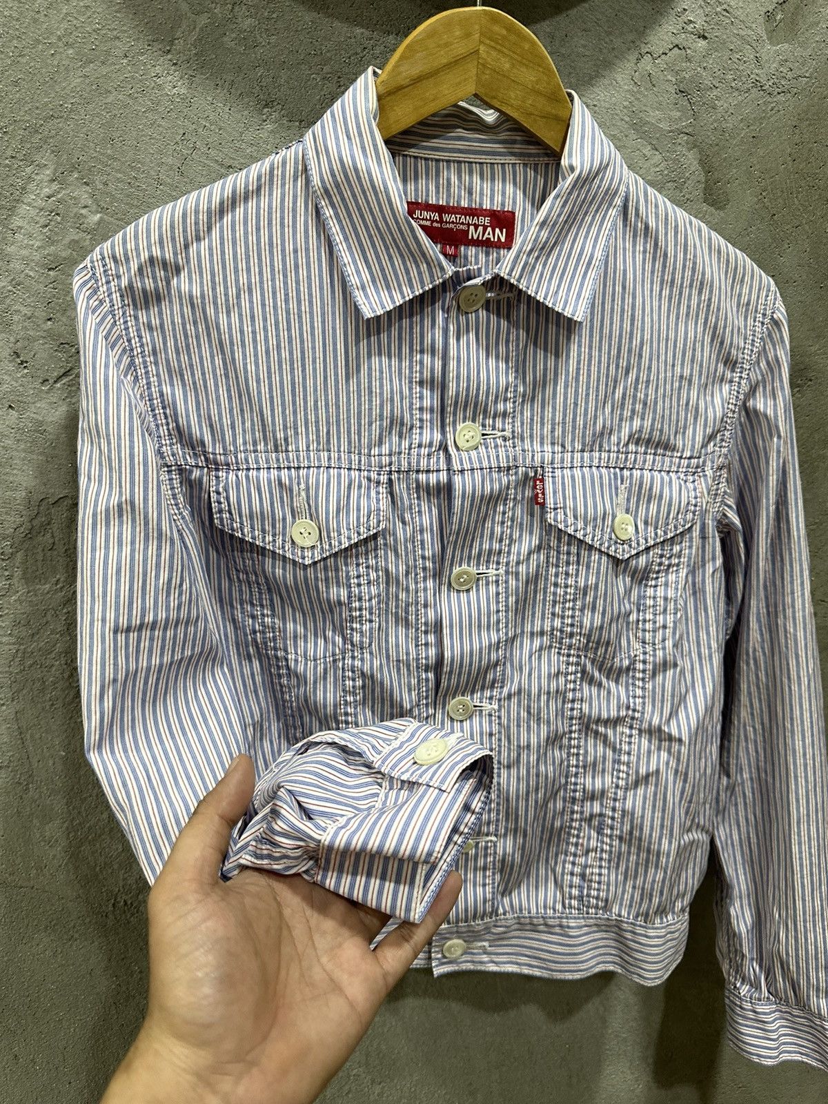 Comme des Garcons AW2002 Junya Watanabe CDG X Levis Hickory Light Jacket Size US M / EU 48-50 / 2 - 18 Thumbnail
