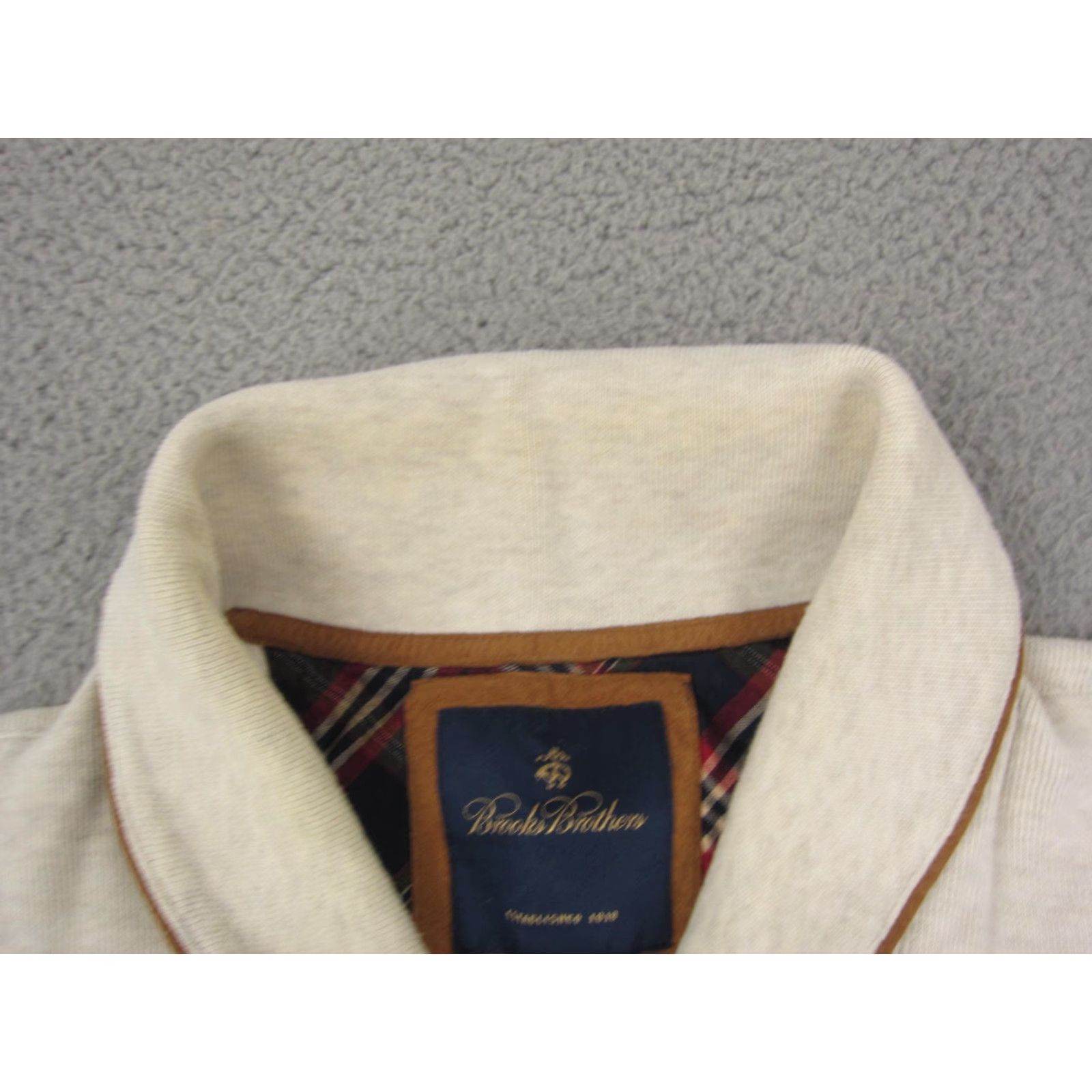 Brooks Brothers Brooks Brothers Sweater Shirt Mens L Beige Cotton Cowl Neck Pullover Casual Vintage: No Size US L / EU 52-54 / 3 - 3 Thumbnail