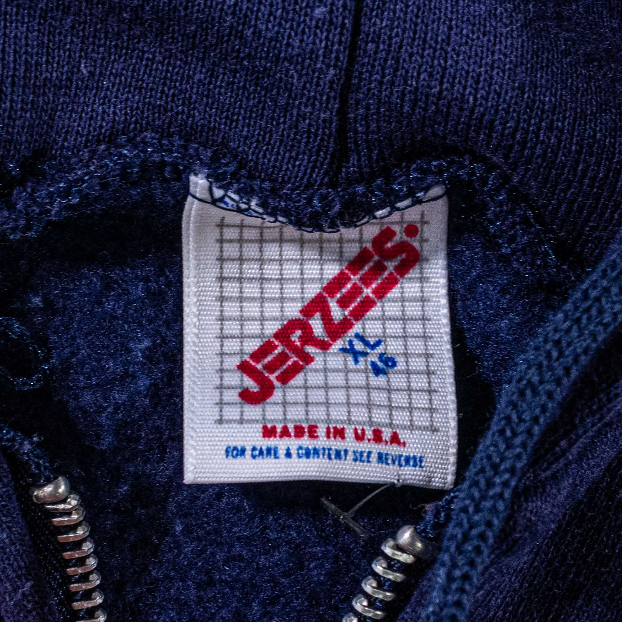 Jerzees Vintage AT&T Logo Full Zip Hoodie Jerzees Sweatshirt Tech Size US XL / EU 56 / 4 - 8 Thumbnail