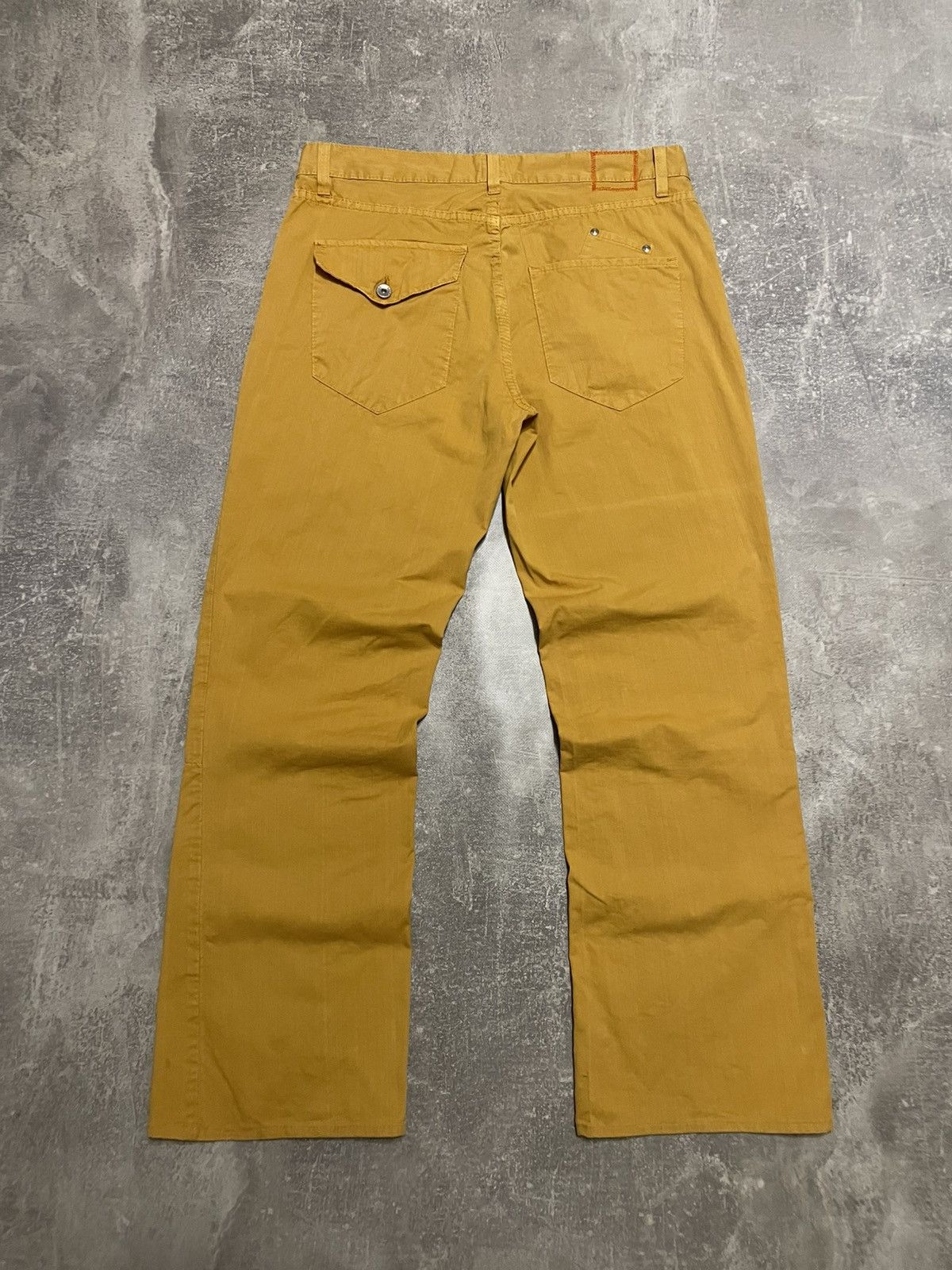 Hugo Boss Vintage Hugo Boss Yellow Pants Y2K Size 34/34 Size US 34 / EU 50 - 2 Thumbnail