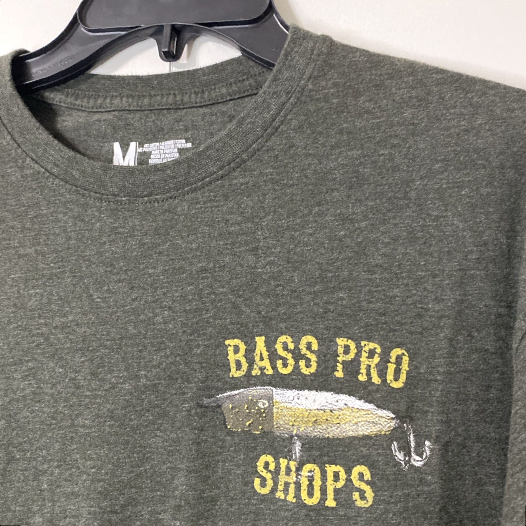 Bass Pro Shops VINTAGE Bass Pro Shops T Shirt Mens M Old Lures Tackle Angler Tournament Gray Short Sleeve Fish Outdoor Size US M / EU 48-50 / 2 - 3 Thumbnail