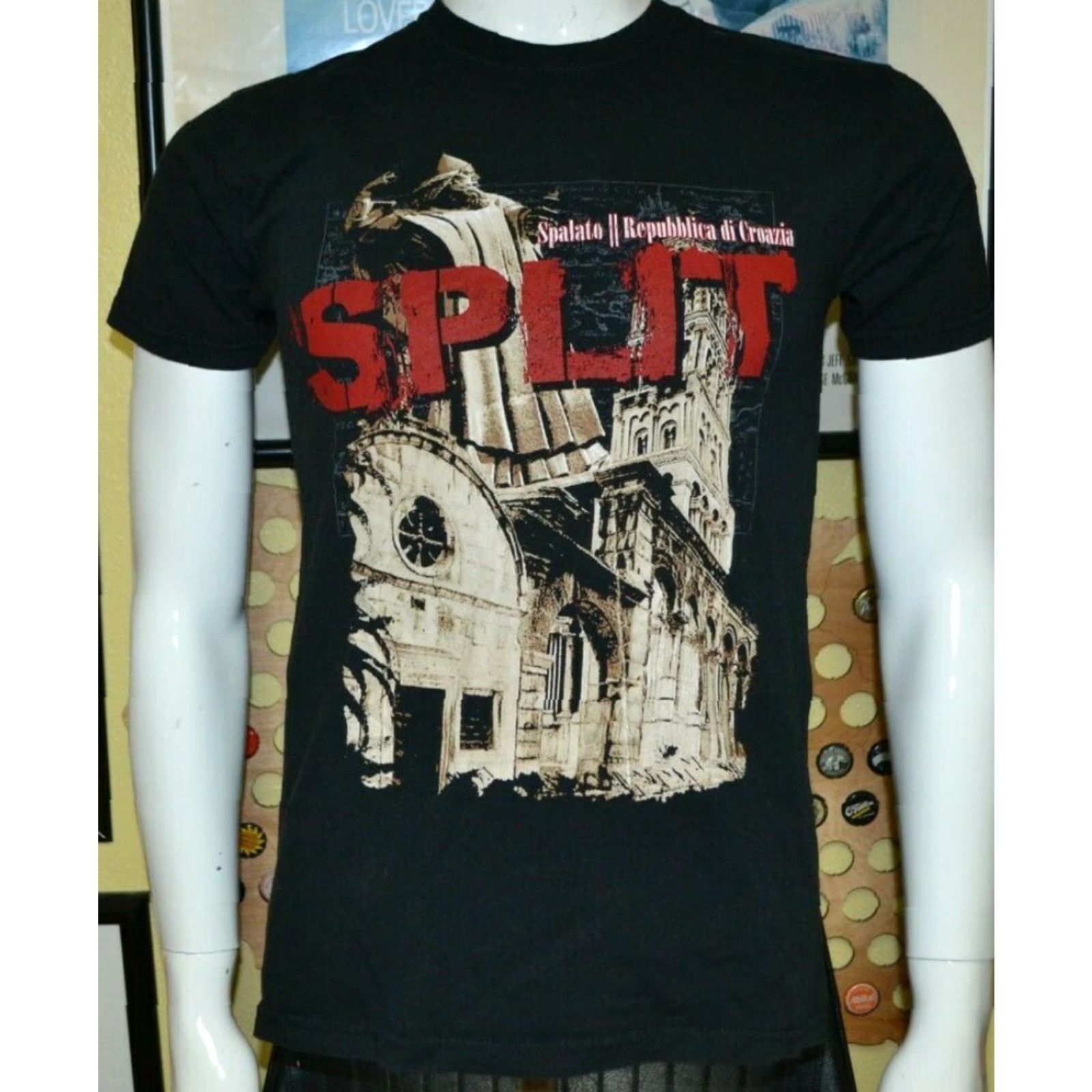 Fruit Of The Loom VINTAGE Spalato Croazia Split Croatia European City T Shirt Small Gregory Of Nin Nice Size US S / EU 44-46 / 1 - 2 Thumbnail