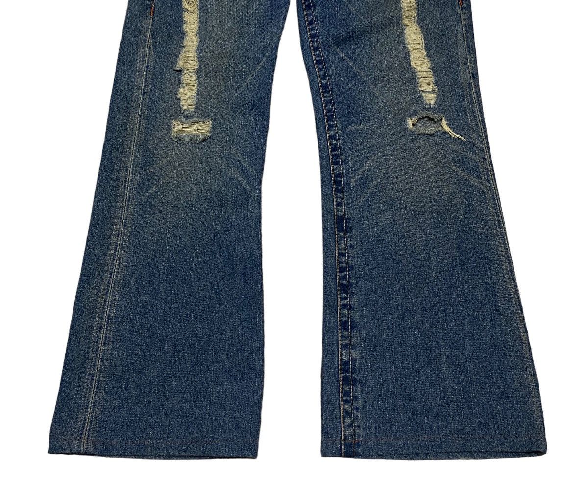 If Six Was Nine × True Religion Rare Design Vintage Brand True Religion Flared Jeans 1990s Size US 34 / EU 50 - 5 Thumbnail