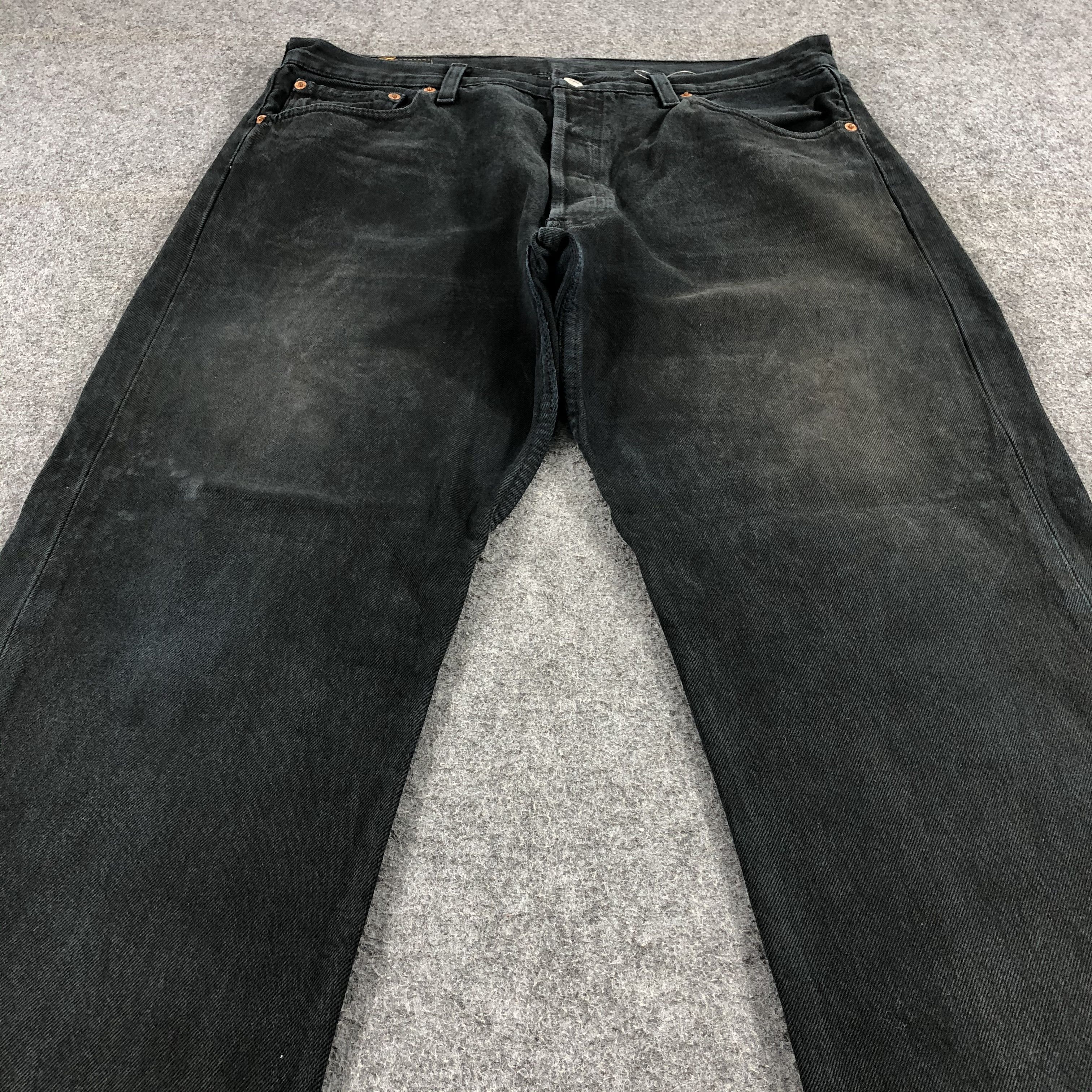 Levi's × Vintage Vintage Distress Levis 501 Jeans-JM1636 Size US 35 - 3 Thumbnail