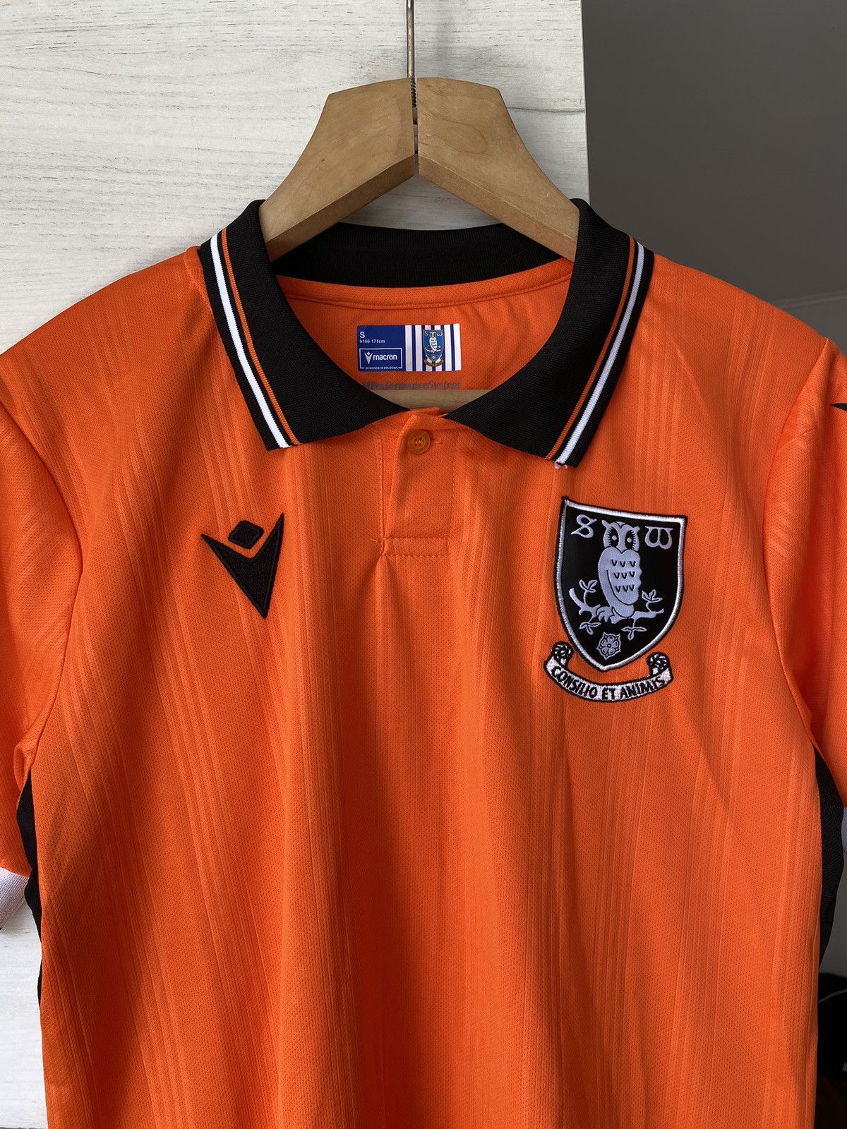 Macron Sheffield Wednesday 2024-2025 AwayFootball Shirt Orange Size US S / EU 44-46 / 1 - 2 Thumbnail