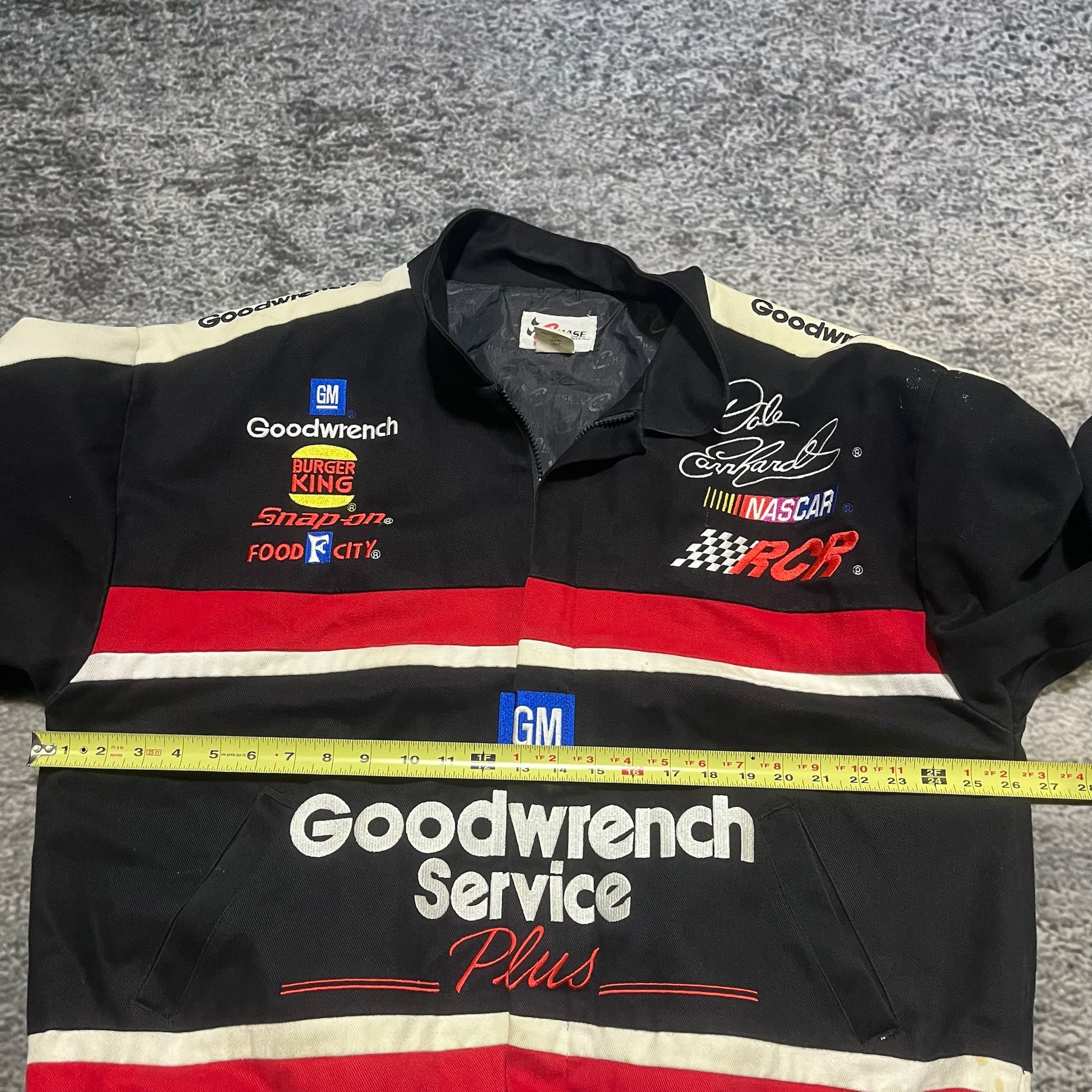 Chase Authentics VINTAGE DALE EARNHARDT GOODWRENCH NASCAR 90s RACING JACKET Size US XL / EU 56 / 4 - 12 Thumbnail