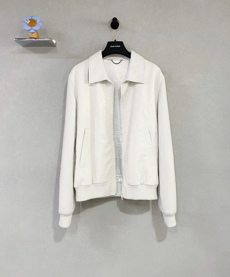Louis Vuitton Louis Vuitton White Monogram Jacket - dmc Size US L / EU 52-54 / 3 - 1 Thumbnail