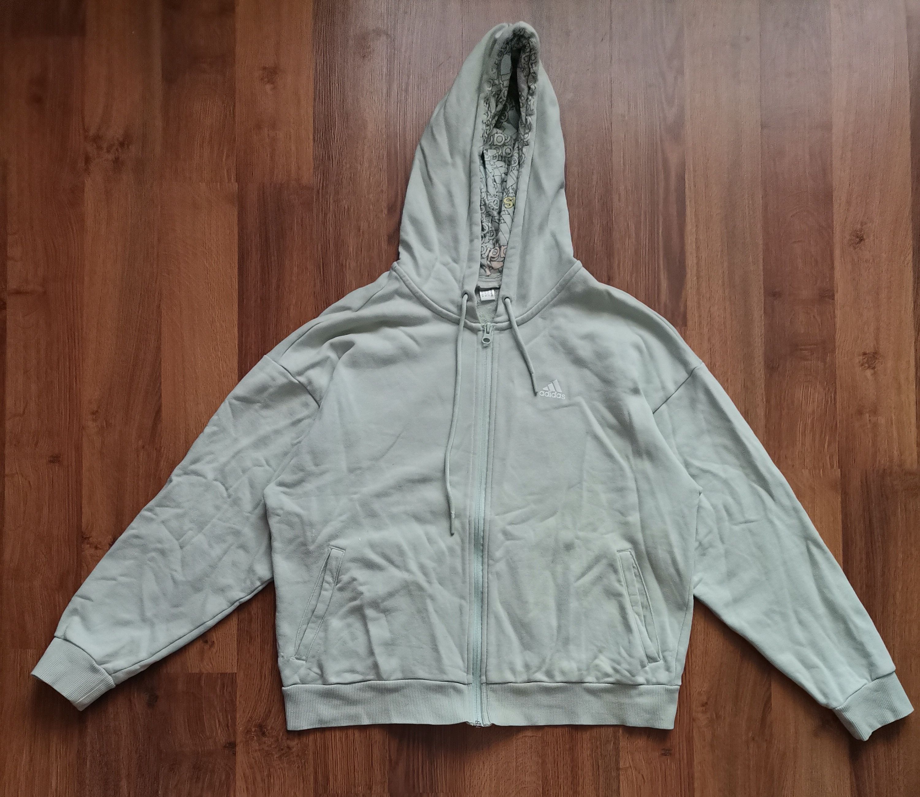 Adidas Adidas Women's Zip Up Hoodie Size L / US 10 / IT 46 - 3 Thumbnail