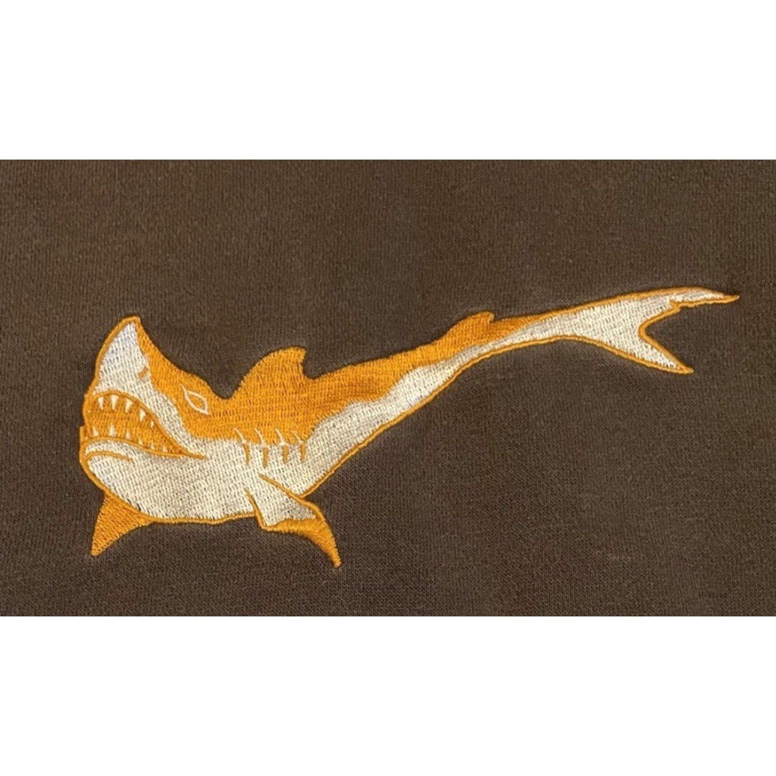 Nike VINTAGE Nike SB Oski Shark Swoosh Hoodie XXS Orange Label Polar Skate Co Lurpiv Y2K Size US XXS / EU 40 - 2 Thumbnail