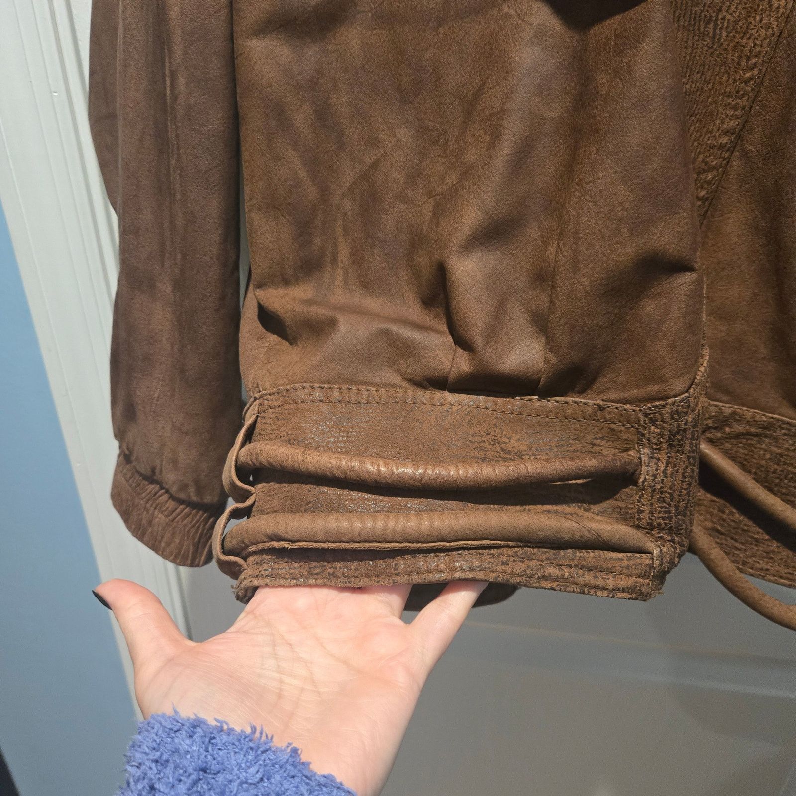 Other Vintage G-III Global Indentity Leather bomber jacket sz M Size M / US 6-8 / IT 42-44 - 5 Thumbnail