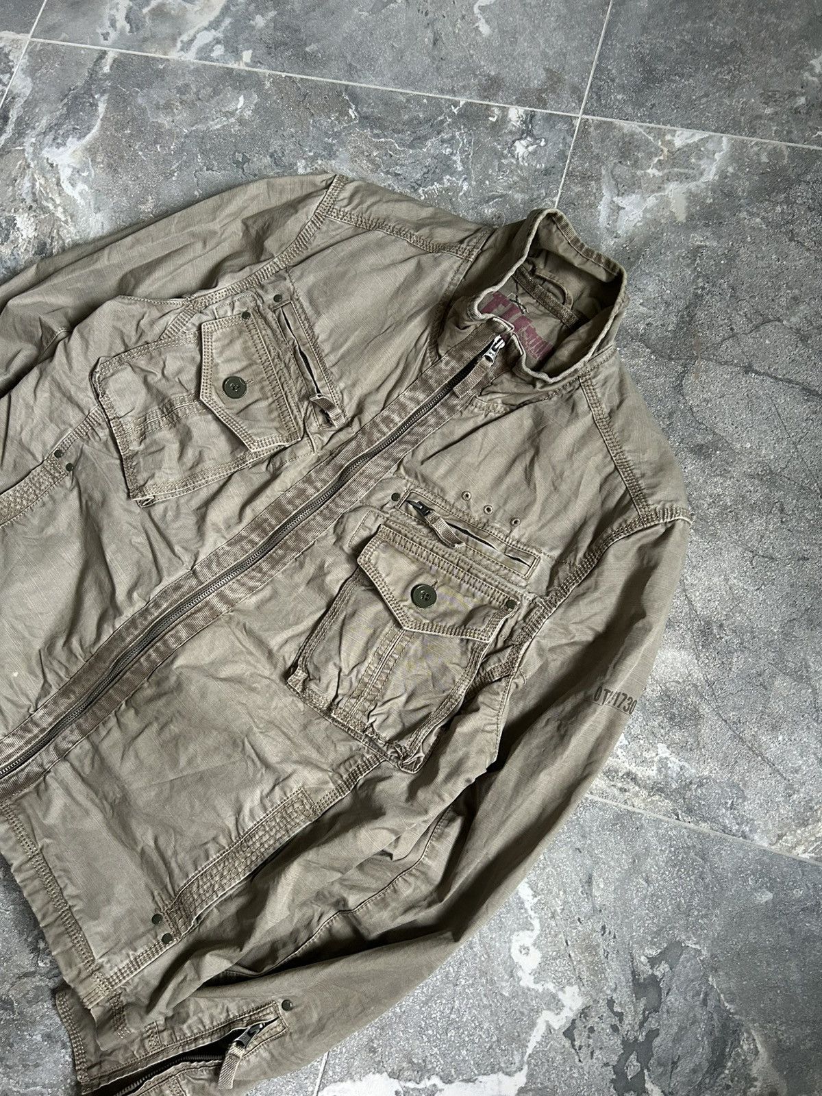 Japanese Brand × Vintage Vintage Japanese Style Y2K Distressed Grunge Jacket Size US L / EU 52-54 / 3 - 4 Thumbnail
