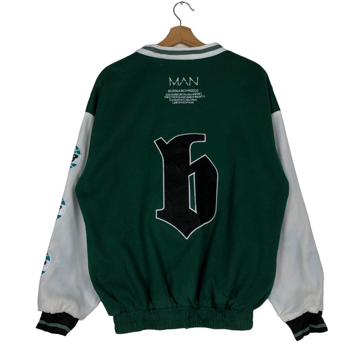 Japanese Brand 🔥Varsity Bomber Jacket Big Logo Alphabet B Japan Size US M / EU 48-50 / 2 - 8 Thumbnail