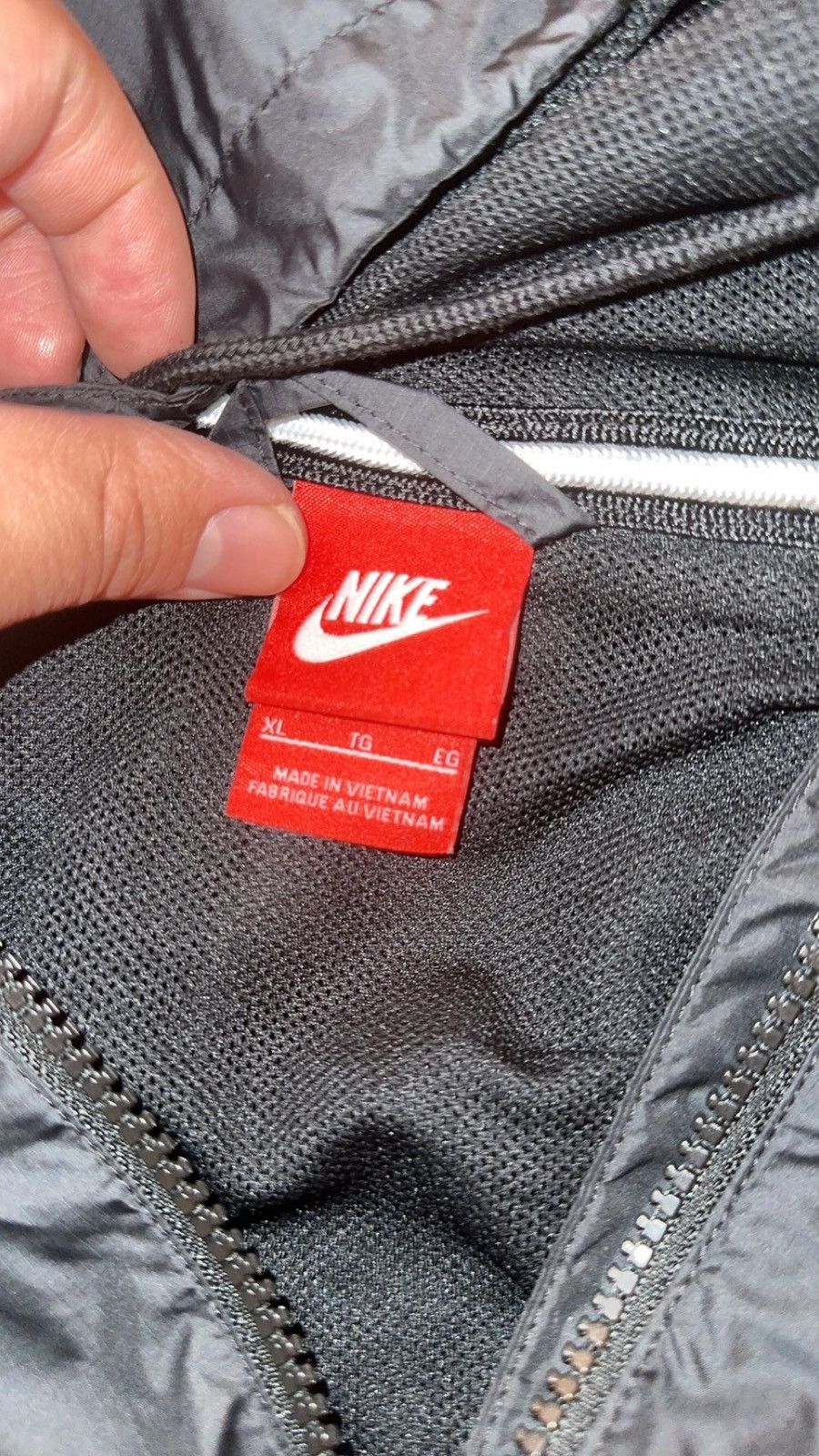 Nike Black Nike Windbreaker Size US XL / EU 56 / 4 - 3 Thumbnail