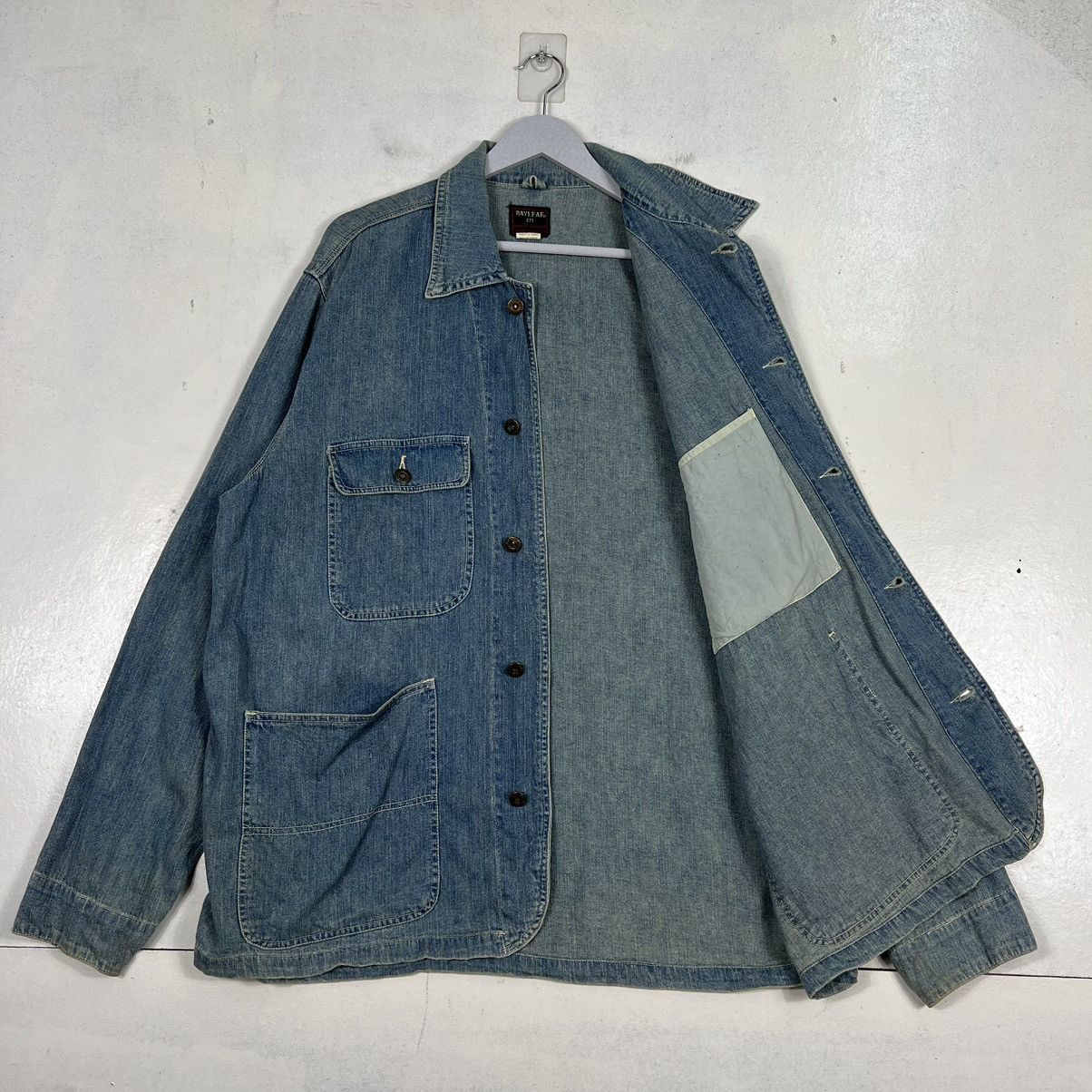 Japanese Brand 🔥 BAYLEAF DENIM CHORE JACKET Size US L / EU 52-54 / 3 - 9 Thumbnail