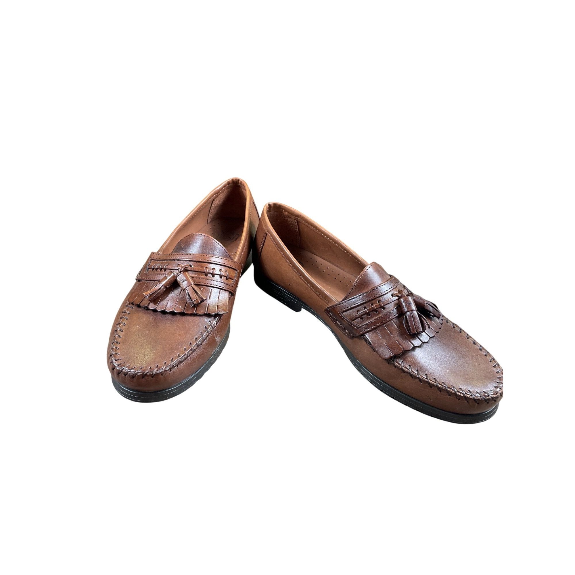 Nunn Bush Nunn Bush Men Cap Toe Brown Leather Lace Up Shoes 