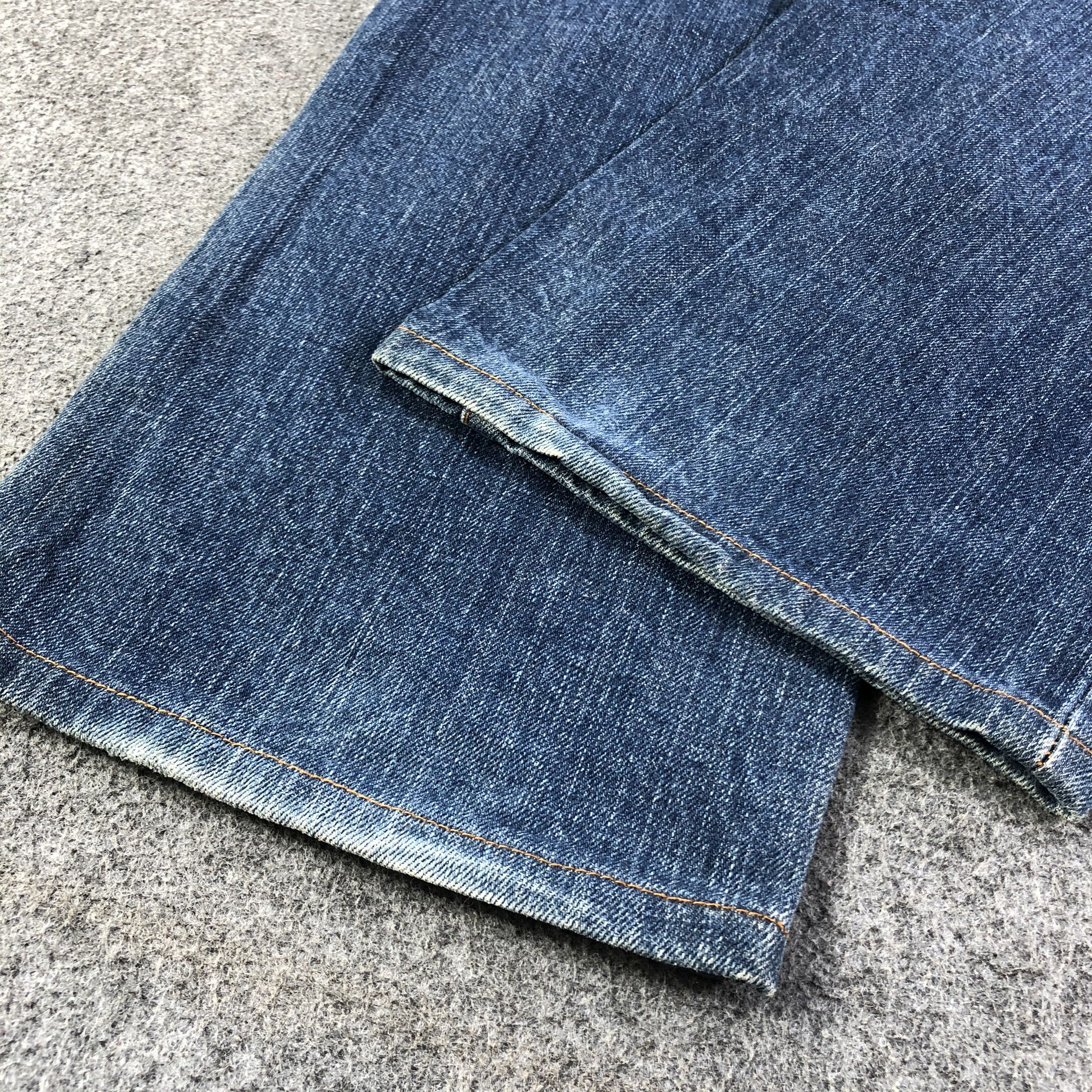 Japanese Brand Uniqlo Selvedge Jeans Blue Wash Jeans -J2858 Size US 32 / EU 48 - 6 Thumbnail