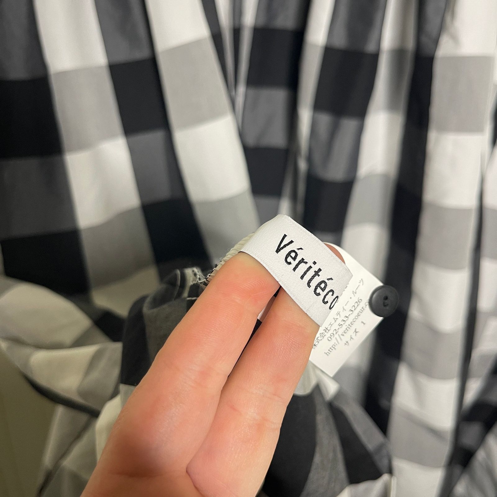 Other Veritecoeur Black White Gingham Cotton Dress One Size Size ONE SIZE - 3 Thumbnail