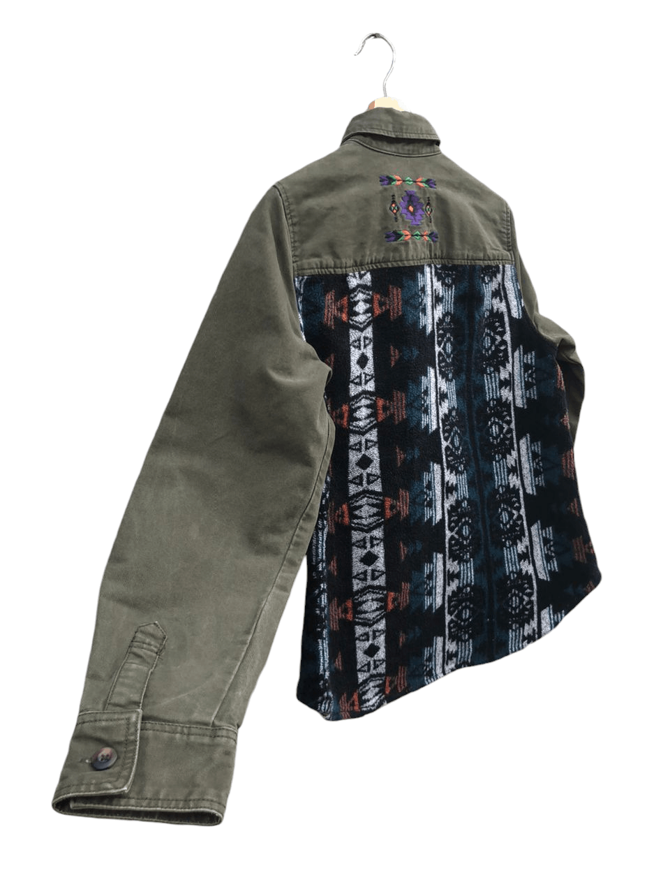 Japanese Brand × Native 💥JapaneseBrand Titicaca Navajo Native Shirt Military Style Size US M / EU 48-50 / 2 - 7 Thumbnail