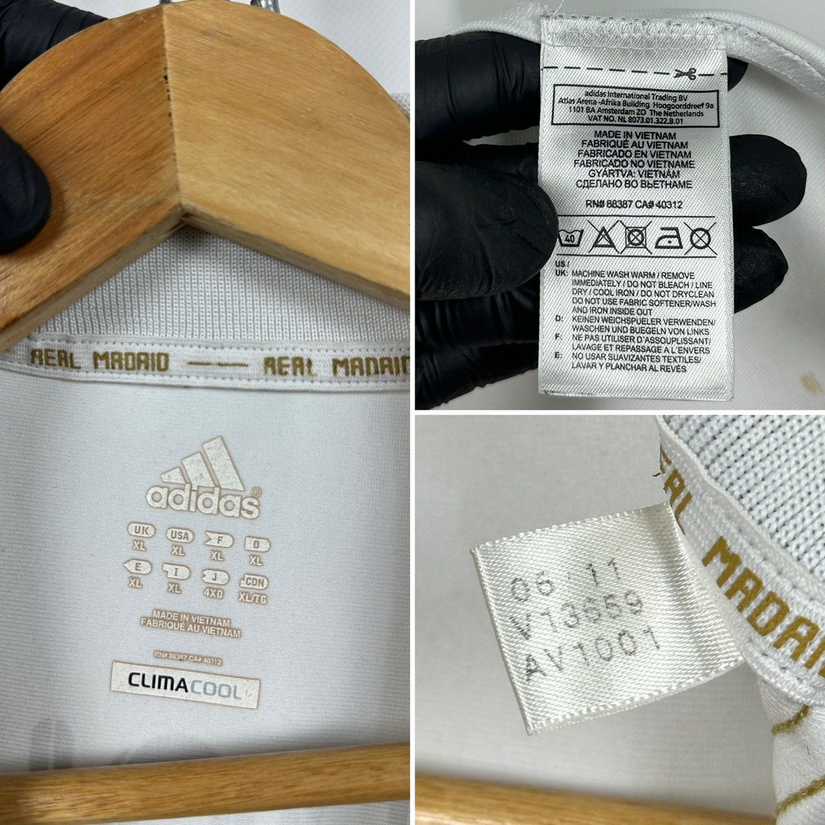 Adidas 2011/12 Vintage Adidas Real Madrid Cristiano Ronaldo Jersey Size US XL / EU 56 / 4 - 21 Thumbnail