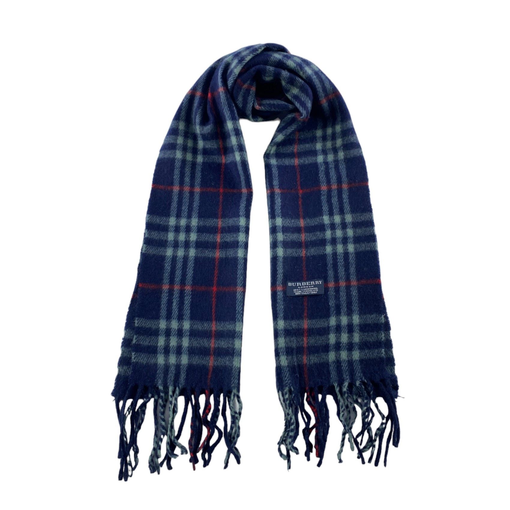 Burberry × Vintage Burberry Scarf / Muffler / Neckwear - WW805 Size ONE SIZE - 1 Thumbnail