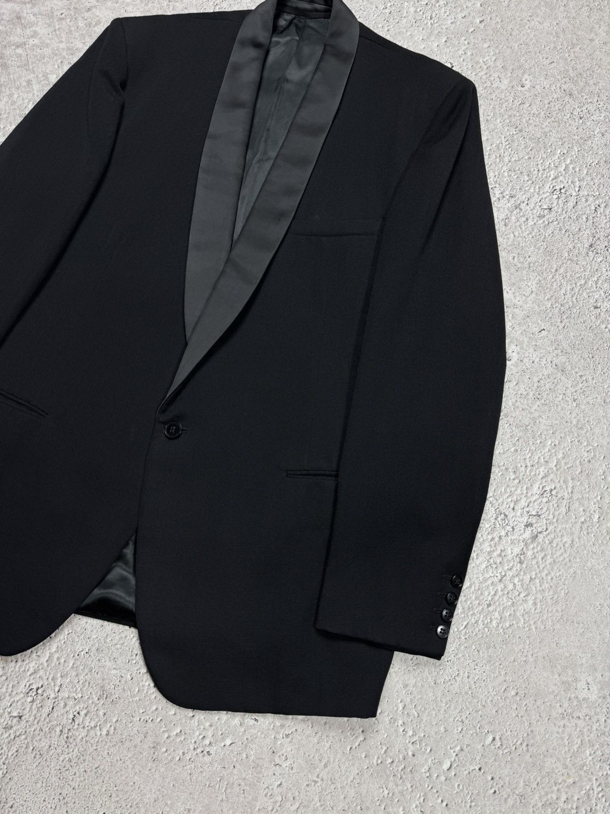 Other Burton Vintage Burton Tuxedo Blazer Satin Shawl Collar 52 Size US L / EU 52-54 / 3 - 2 Thumbnail