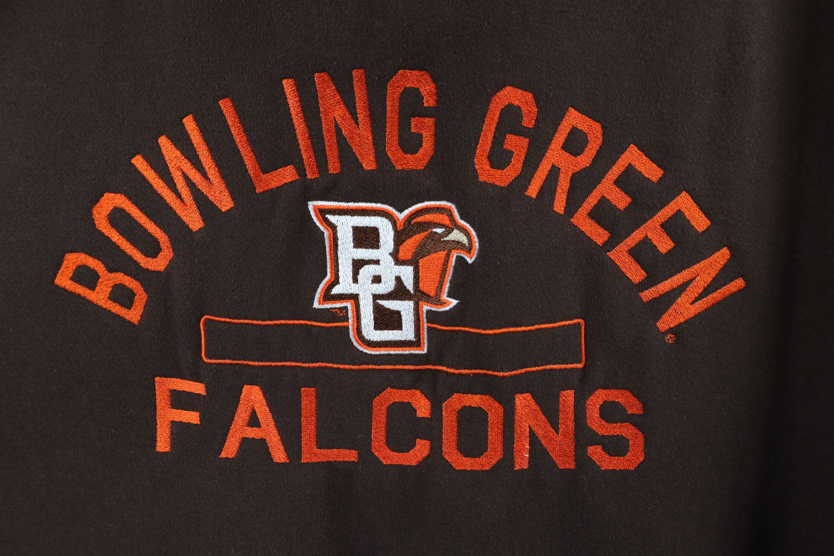 Vintage Vintage 90s Spell Out Bowling Green State University Hoodie Size US M / EU 48-50 / 2 - 6 Thumbnail