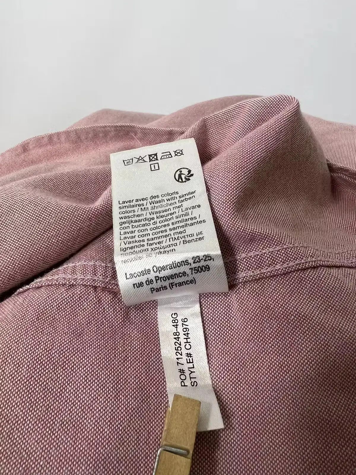 Designer × Lacoste × Vintage Lacoste luxury long sleeve shirt Size US L / EU 52-54 / 3 - 5 Thumbnail