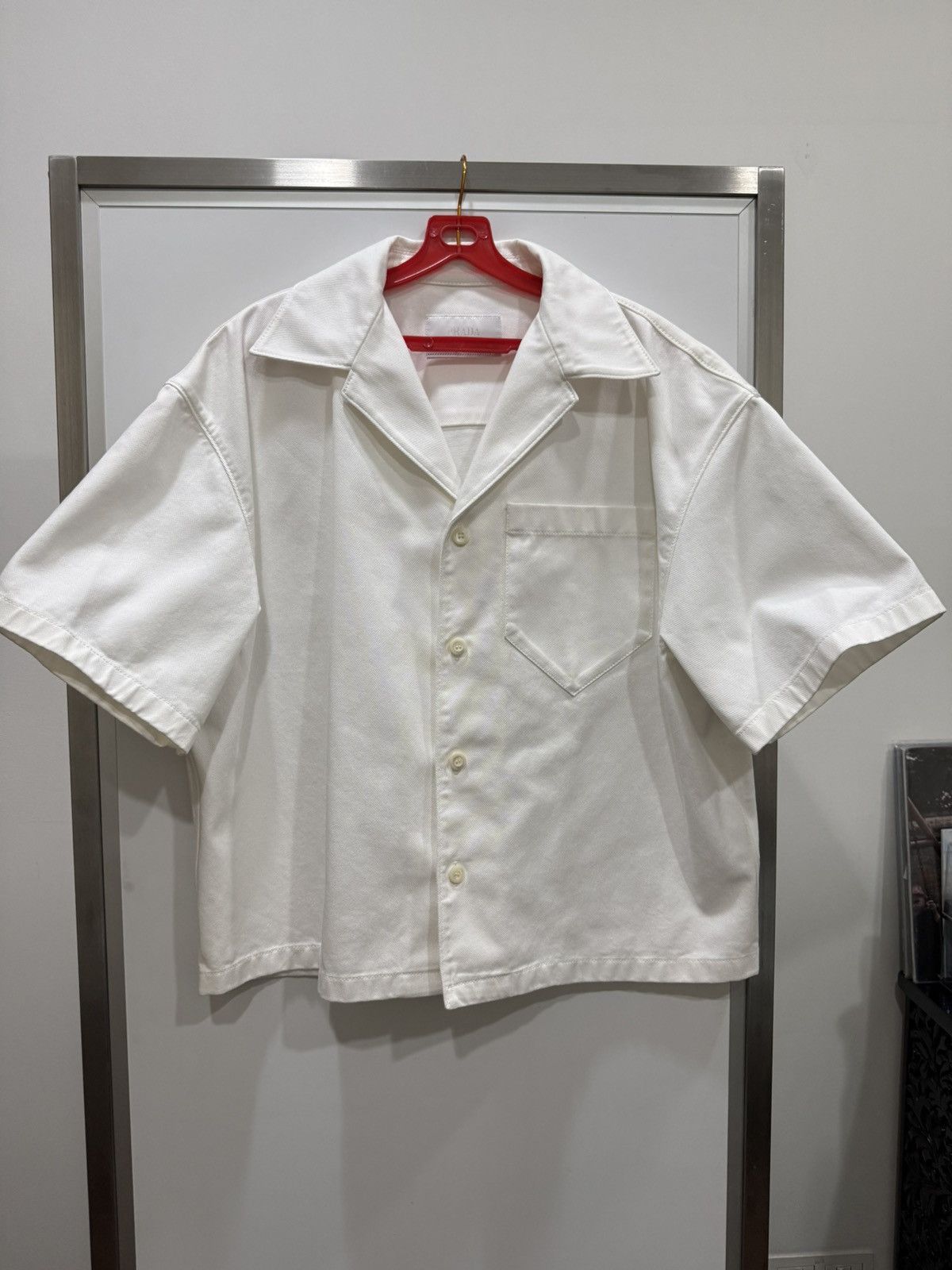Prada Prada logo embossed Bowling Shirt Size US M / EU 48-50 / 2 - 1 Thumbnail