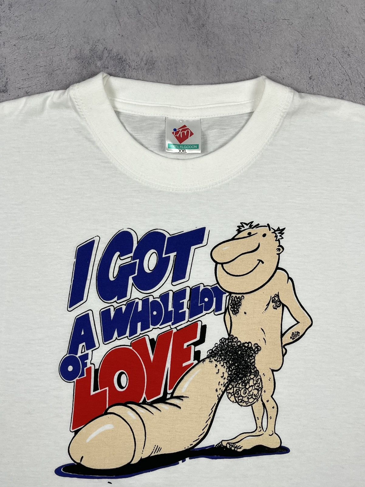 Vintage Vintage “ I Got A Whole Lot of Love ” porn humor tee 90’s Size US XL / EU 56 / 4 - 4 Thumbnail