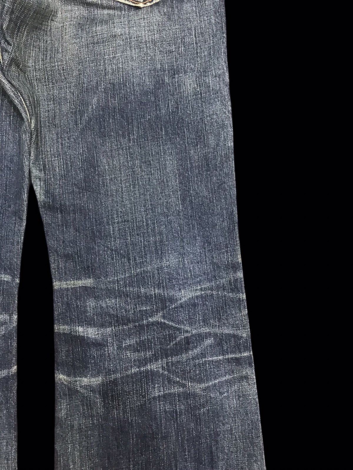 Edwin 💥FLARE💥ARCHIVAL EDWIN 511 RV STONEWASH FLARE DENIM F258 Size US 29 - 14 Thumbnail