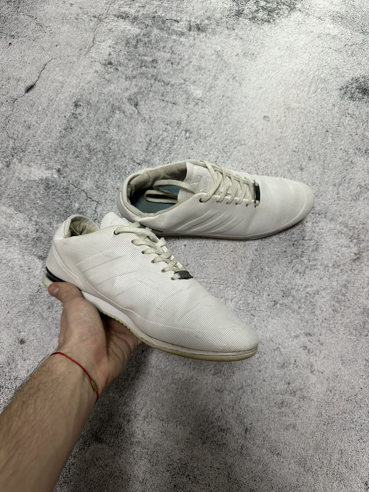 adidas gazelle silver green womens Adidas Porsche Design Bounce:S3 Leather Running Shoe - Black - Mens