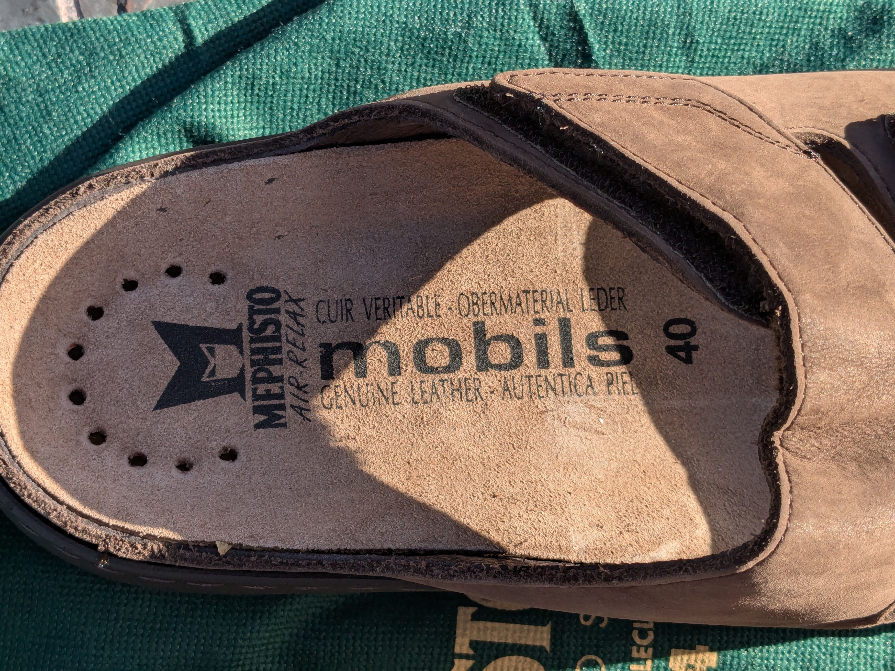 Mephisto Mephisto Air-Relax Mobils Leather Comfort Sandal Slide Shoes Size US 9.5 / IT 39.5 - 7 Thumbnail
