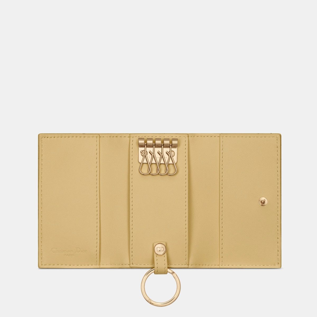 Dior o1bcso1str0226 Size:OS/ Aster Key Case in Pastel Yellow Size ONE SIZE - 3 Thumbnail