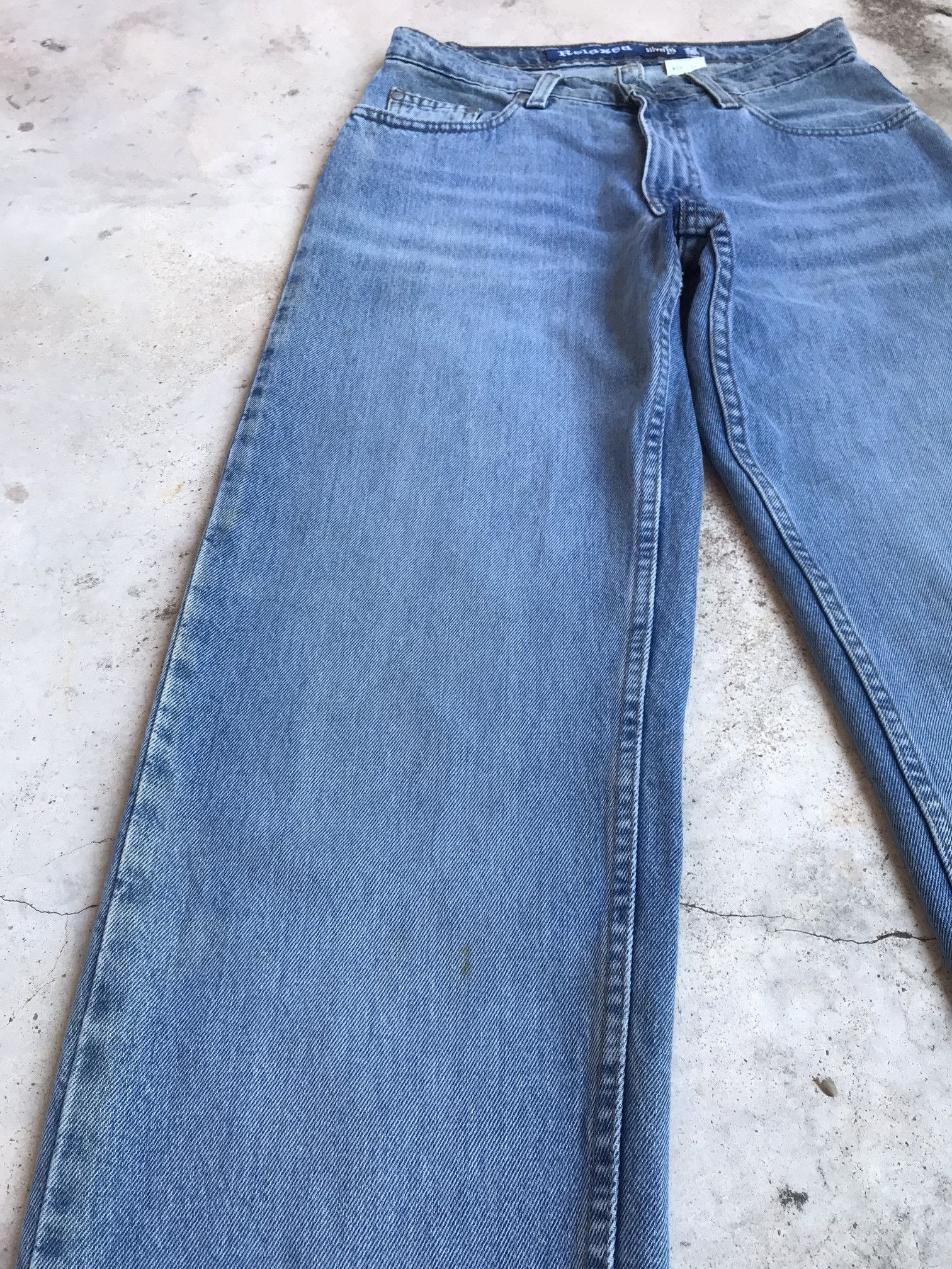 Levi's × Vintage Vintage Silvertab 90s Levis relaxed fit dirty bluewash W29 Size US 29 - 5 Thumbnail