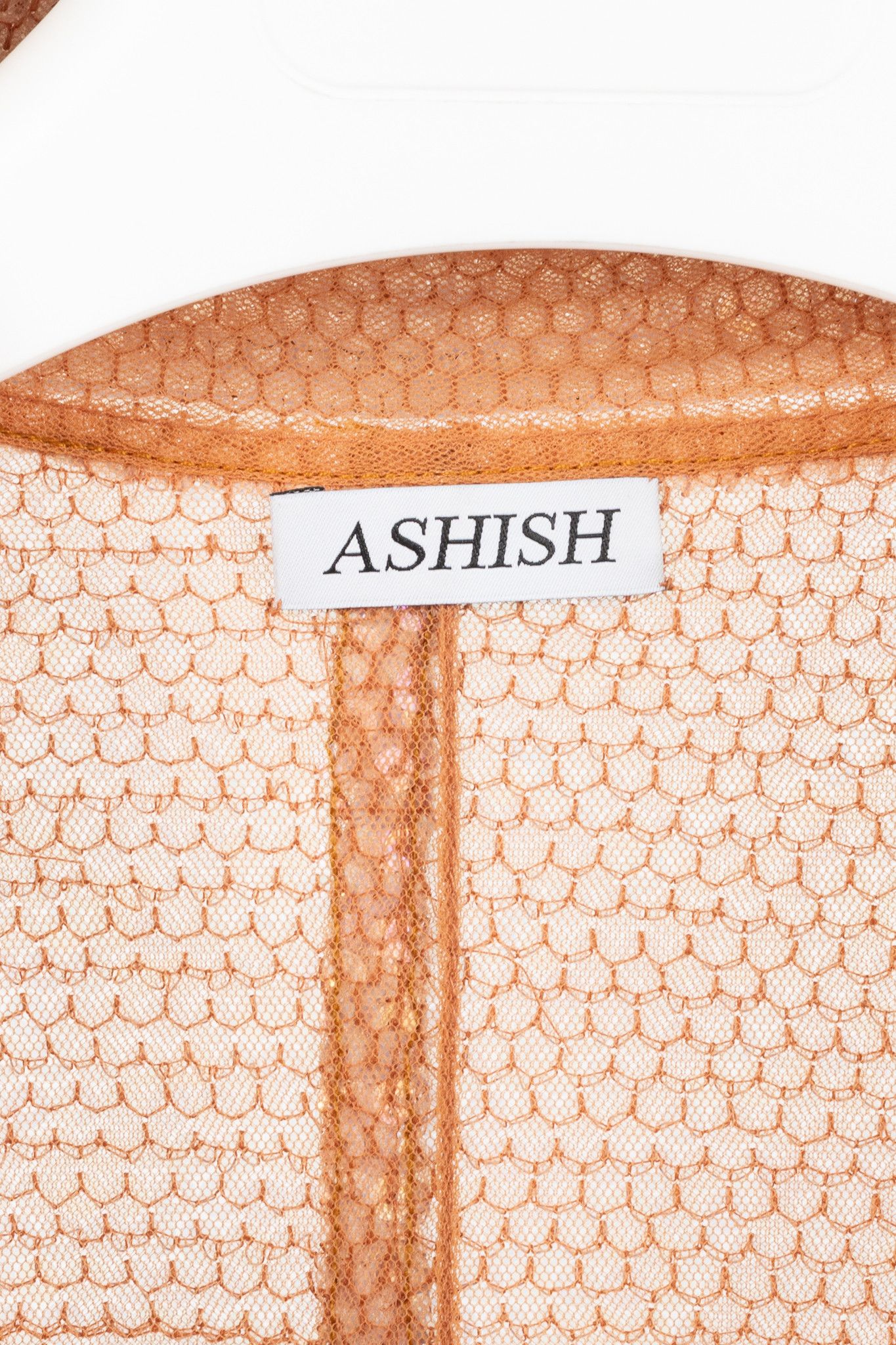 ASHISH Ashish SS19 Runway Sequin Double-Breasted Belted Trench Coat Size L / US 10 / IT 46 - 4 Thumbnail