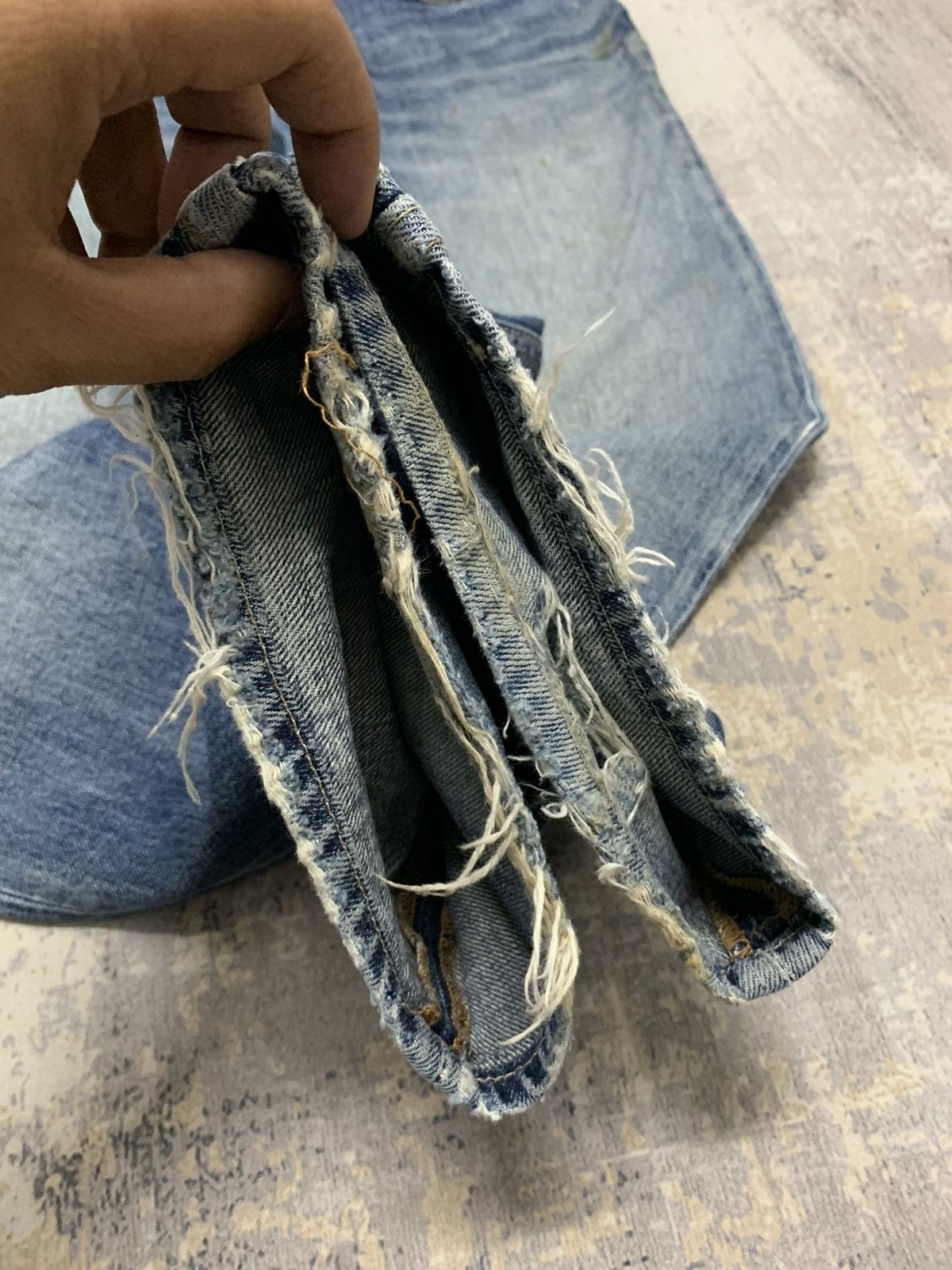 Gap Vintage Y2K Gap Baggy Distressed Jeans 34x32 Size US 34 / EU 50 - 10 Thumbnail