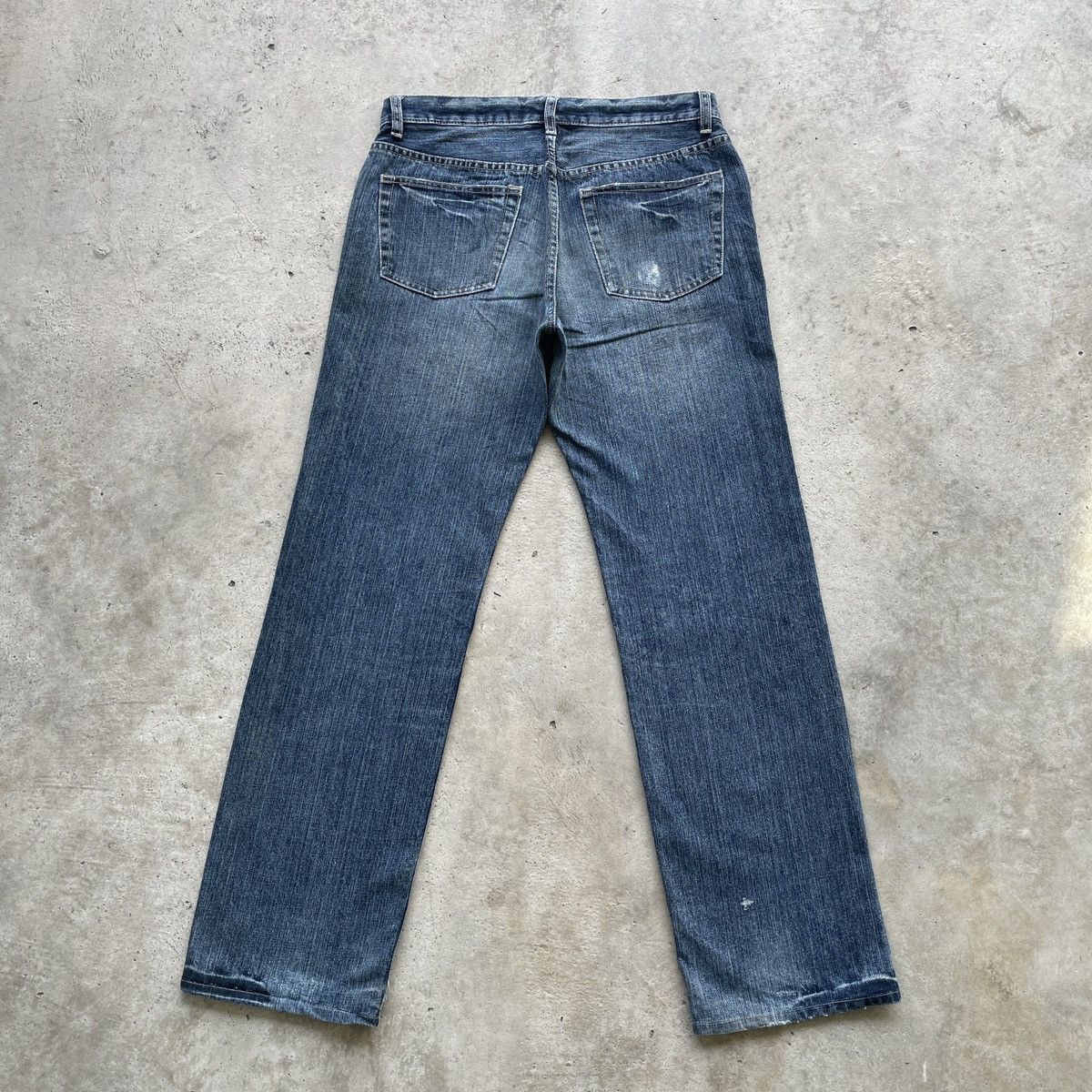 Japanese Brand Vintage Takeo Kikuchi Japan Distressed Faded Jeans Pants W33 Size US 33 - 12 Thumbnail