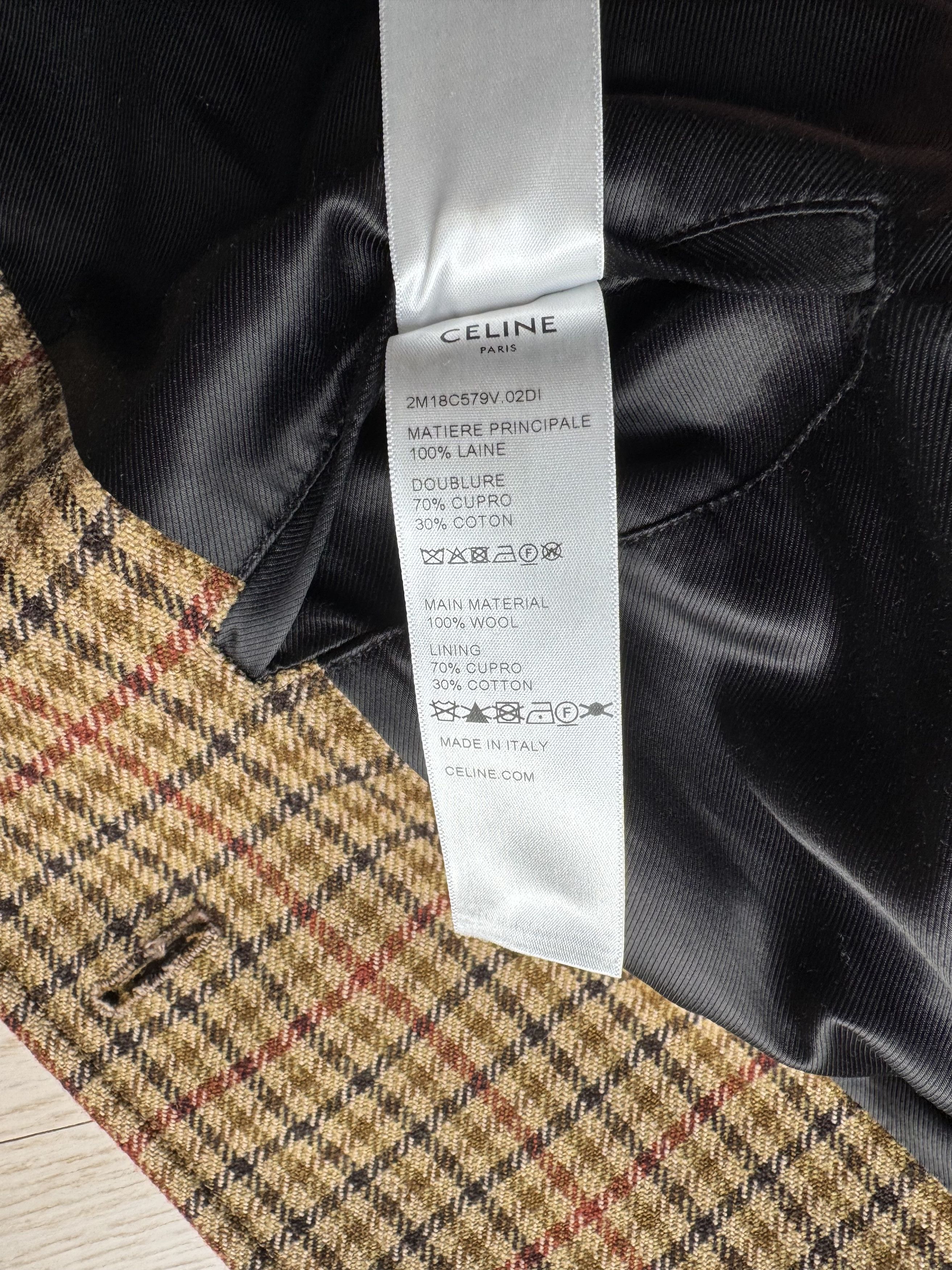 Celine FW23 Houndstooth Mac Coat Size US S / EU 44-46 / 1 - 5 Thumbnail