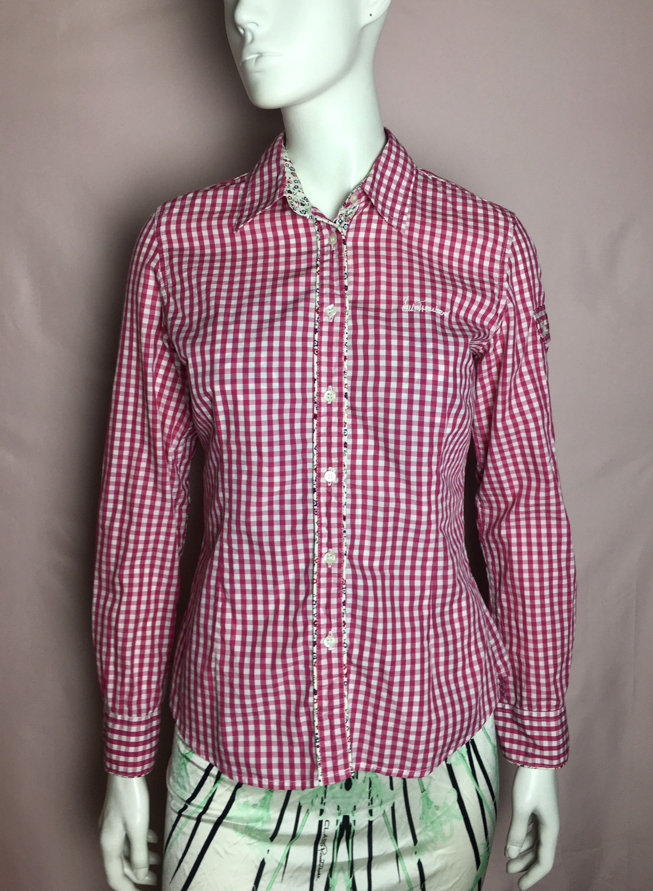 Other Luis Trenker Austrian Checked Shirt Blouse Size XS Size XS / US 0-2 / IT 36-38 - 1 Thumbnail
