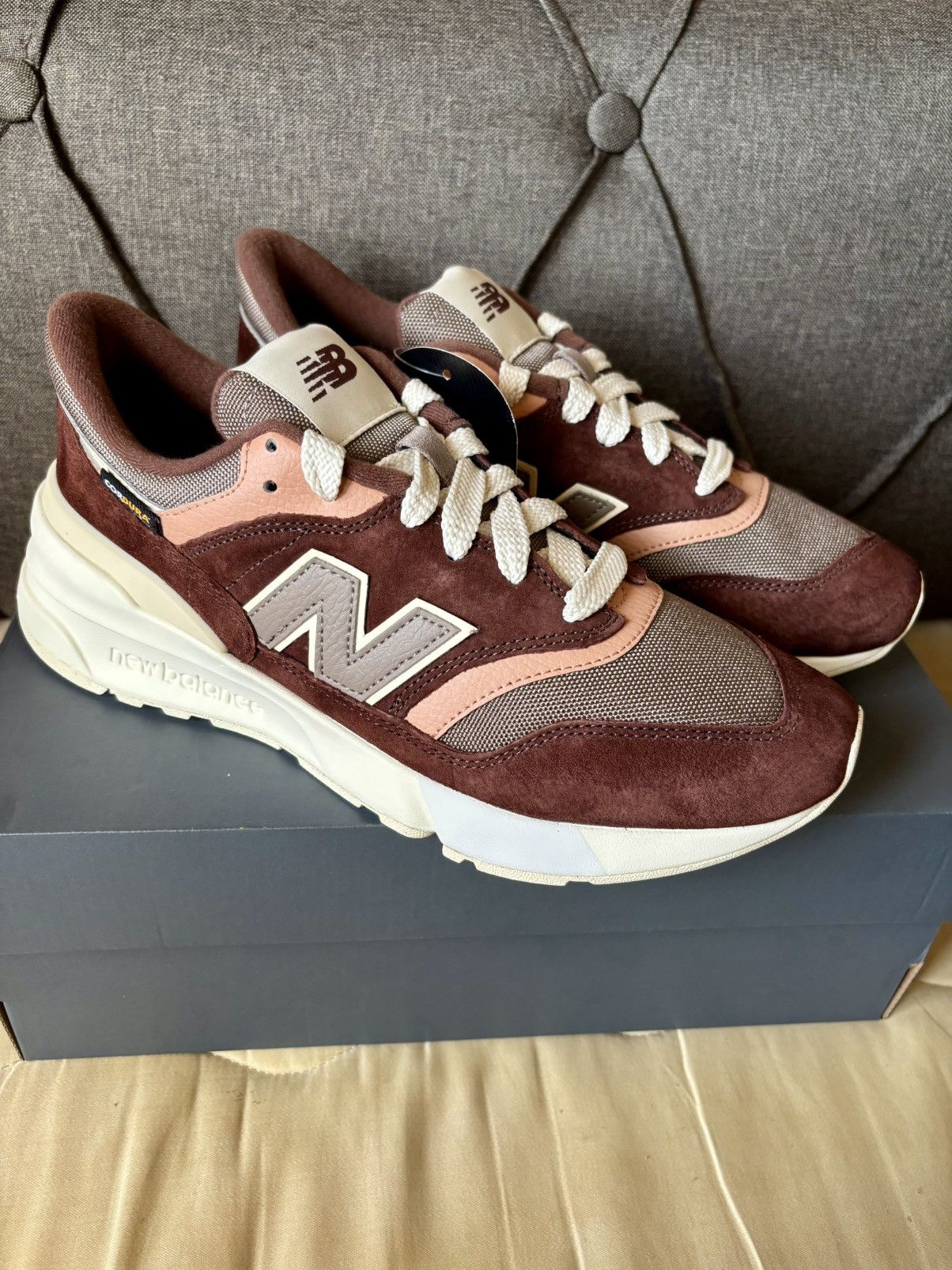 New Balance Brand new - New Balance 997R Brown Beige U997ROA - Size 7.5 Size US 7.5 / EU 40-41 - 3 Thumbnail