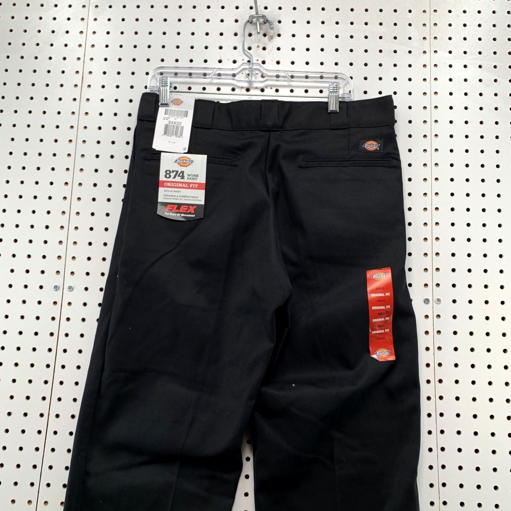 Dickies Dickies 874 Original Fit Work Pants Mens 34x32 Black Straight Leg Pants Mens 34 874BK Size US 34 / EU 50 - 7 Thumbnail