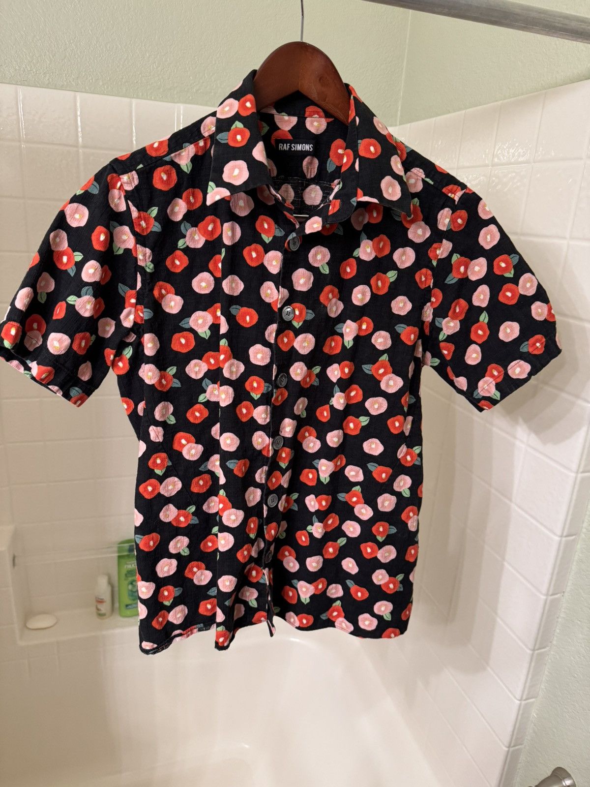 Raf Simons RAF SIMONS ‘floral’ button up short sleeve shirt Size US M / EU 48-50 / 2 - 1 Thumbnail