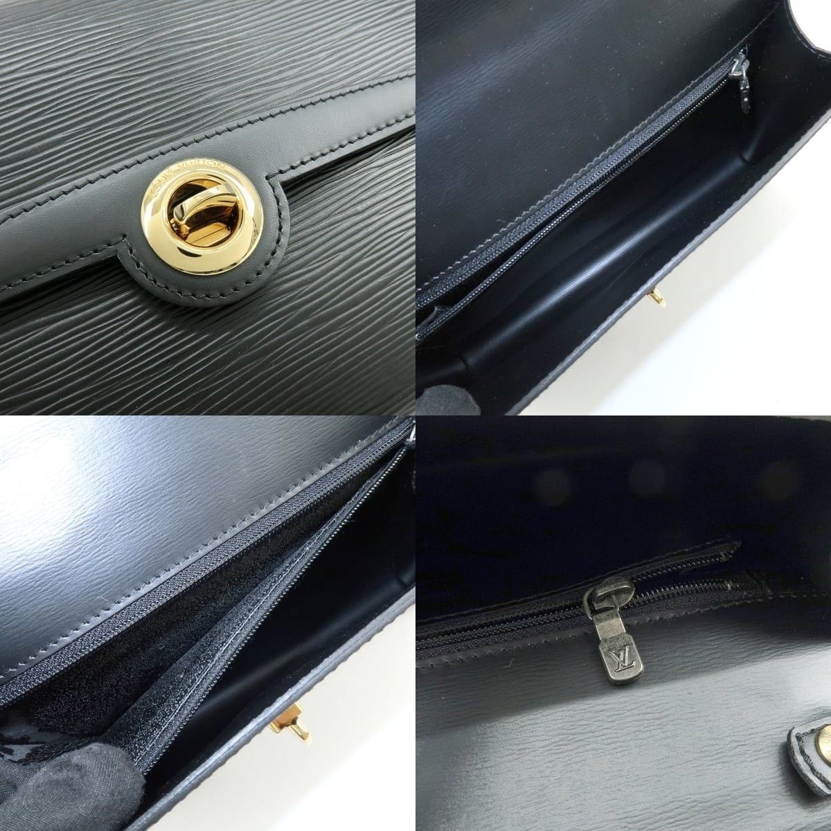 Louis Vuitton Louis Vuitton Epi Arche Shoulder Bag Leather Black Size ONE SIZE - 7 Thumbnail