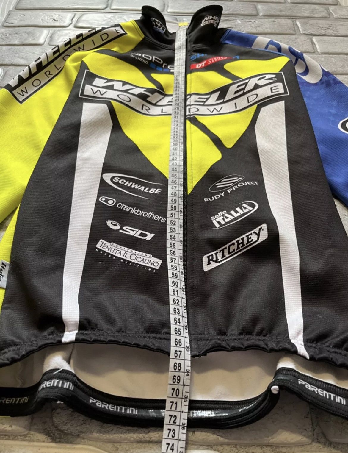 Other Parentini Men's Full Zip Cycling Jacket Size S Size US S / EU 44-46 / 1 - 9 Thumbnail