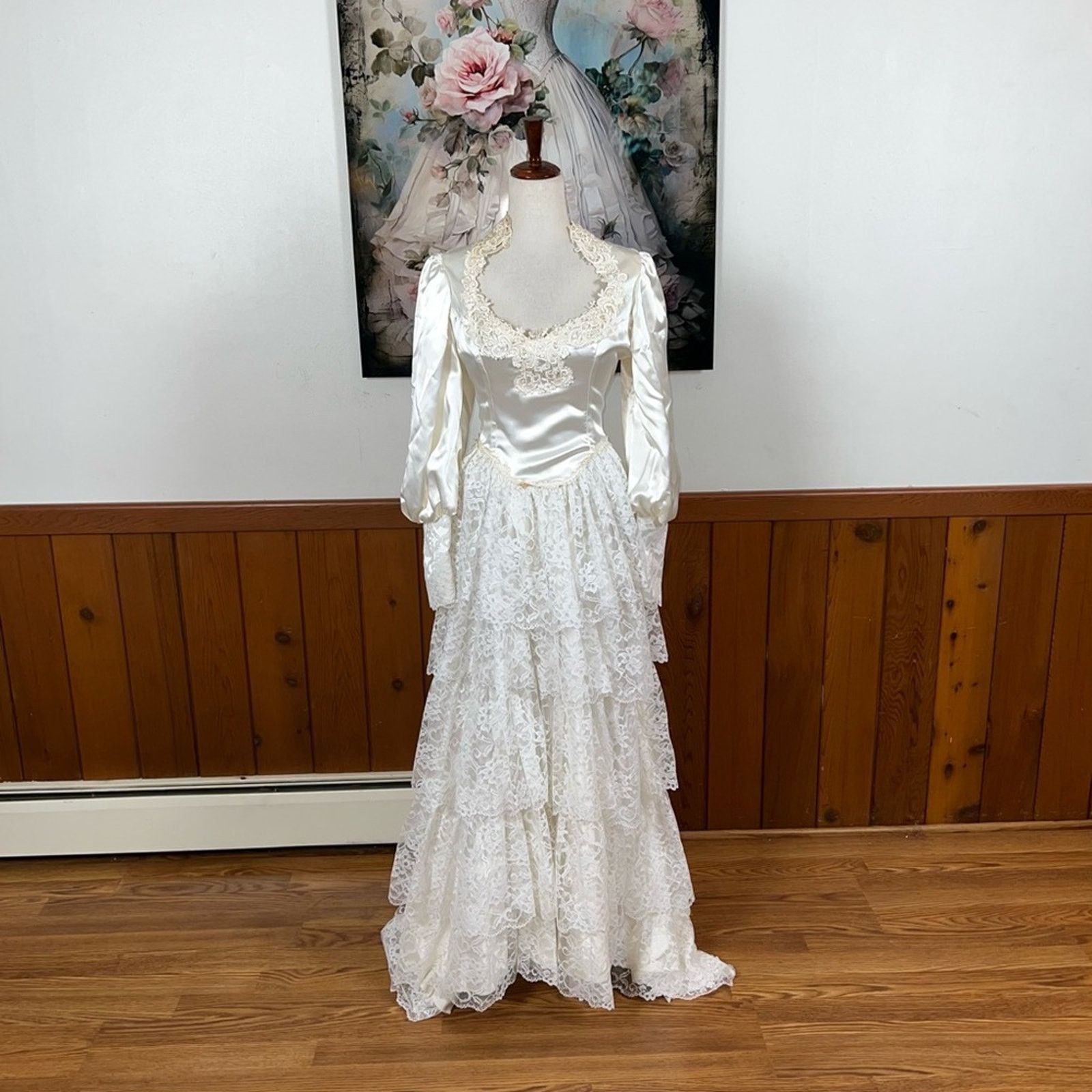 white lace dress with sleeves knee length Knee-Length Wedding Dresses with Lace Short Sleeves – loveangeldress main image 0